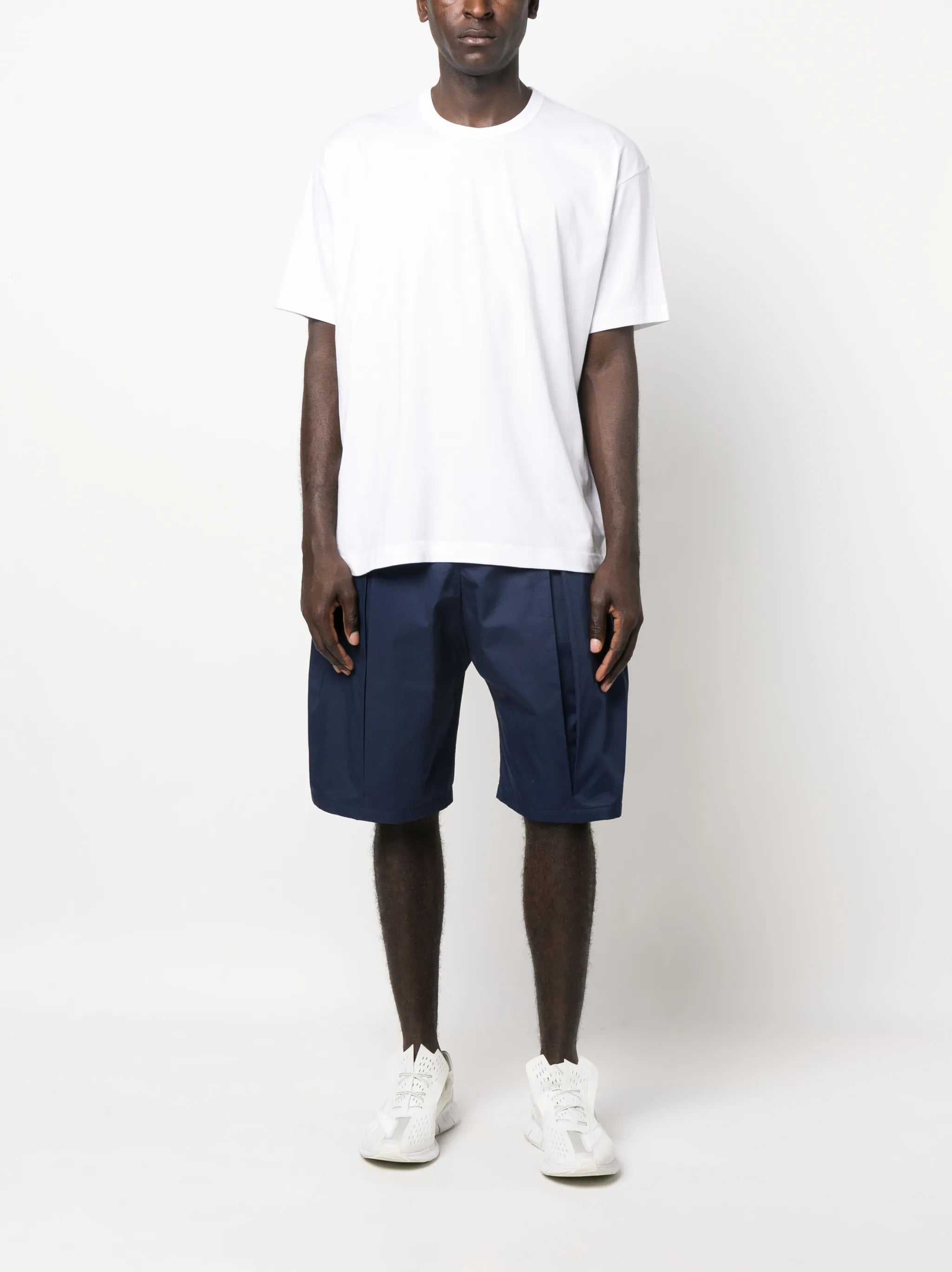 rear logo-print T-shirt