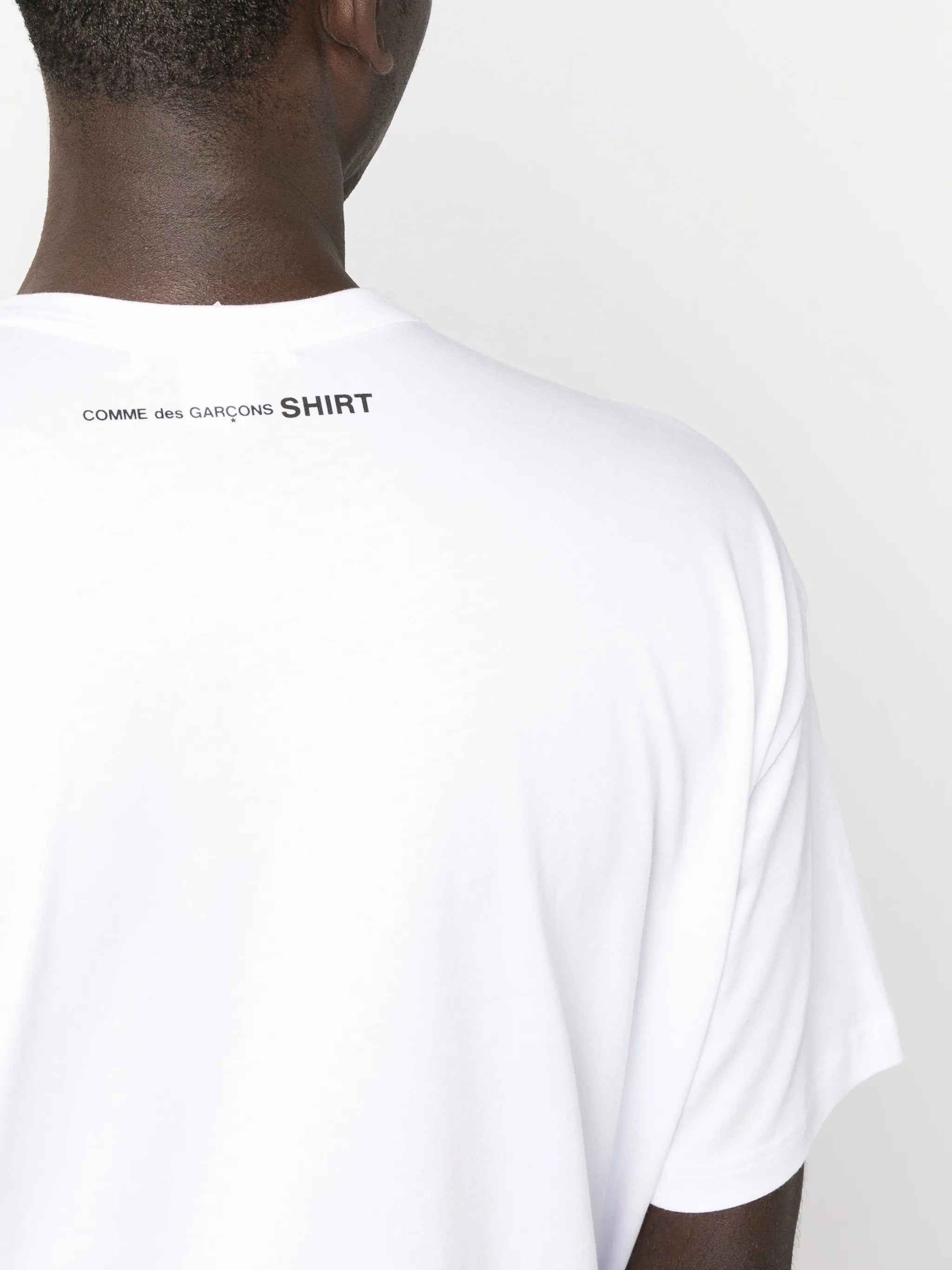 rear logo-print T-shirt