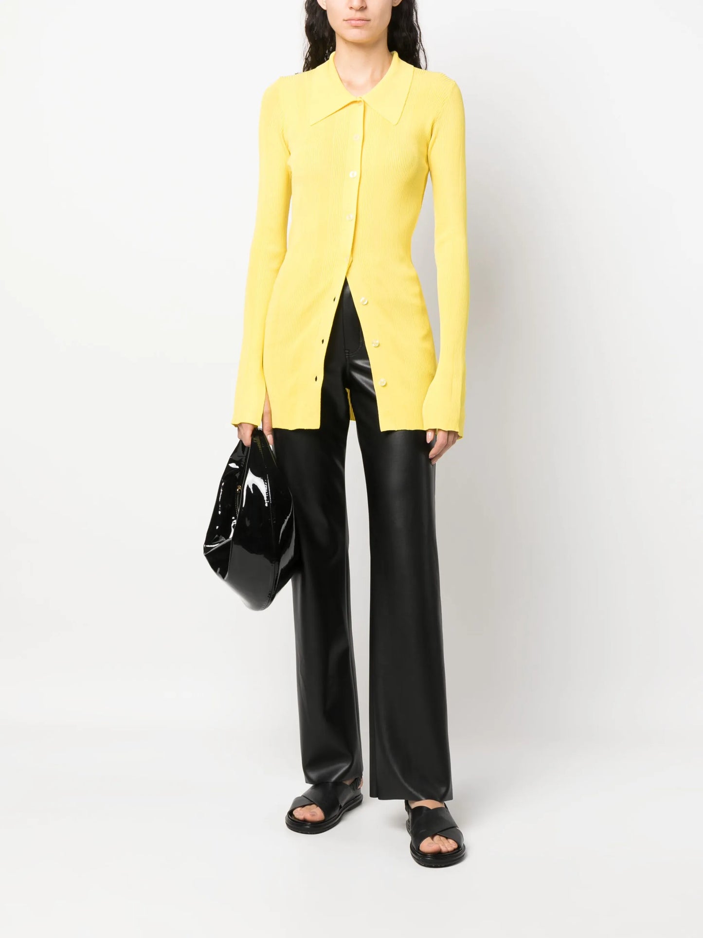 Kulia long ribbed cardigan