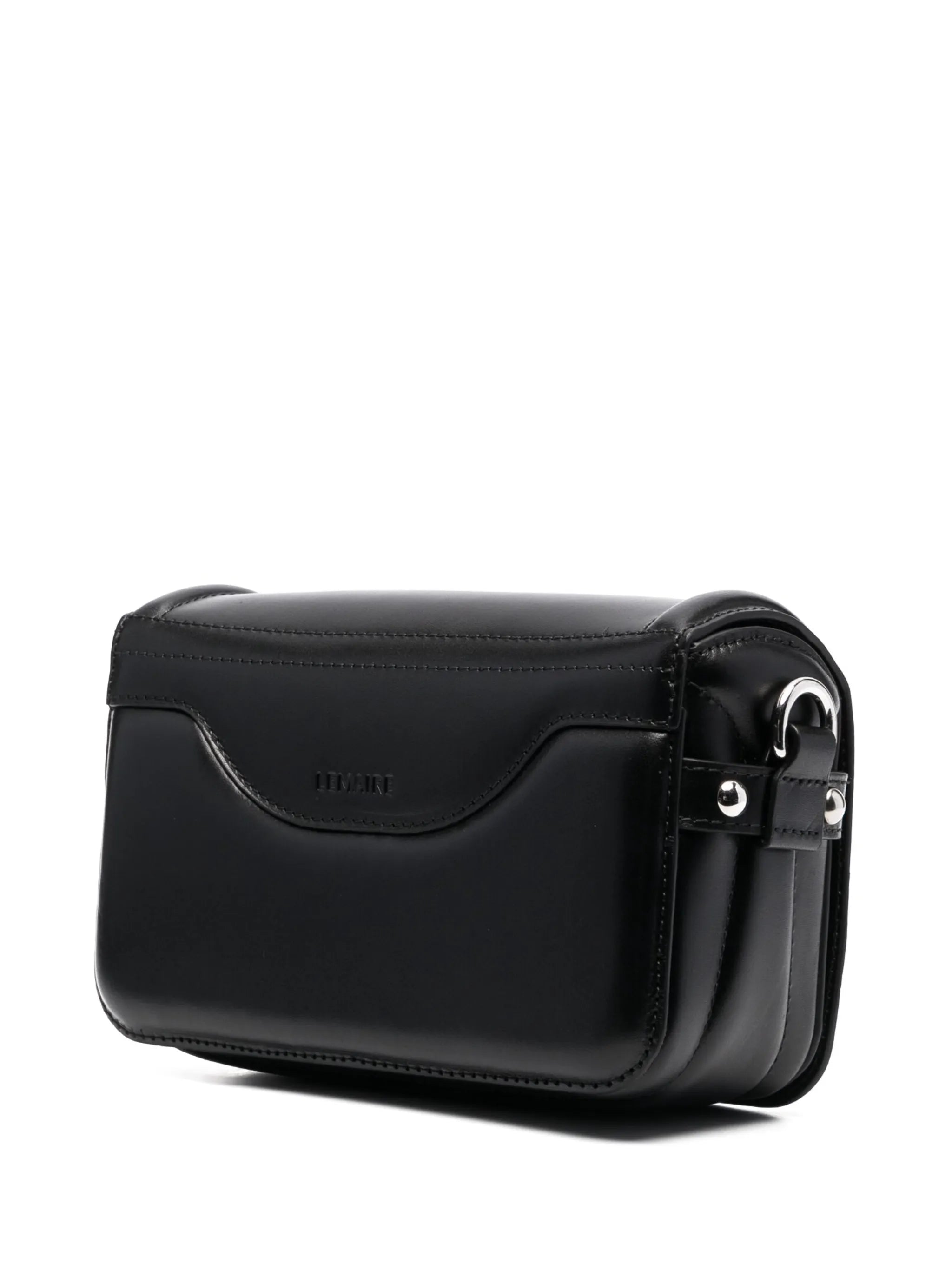 foldover leather crossbody bag