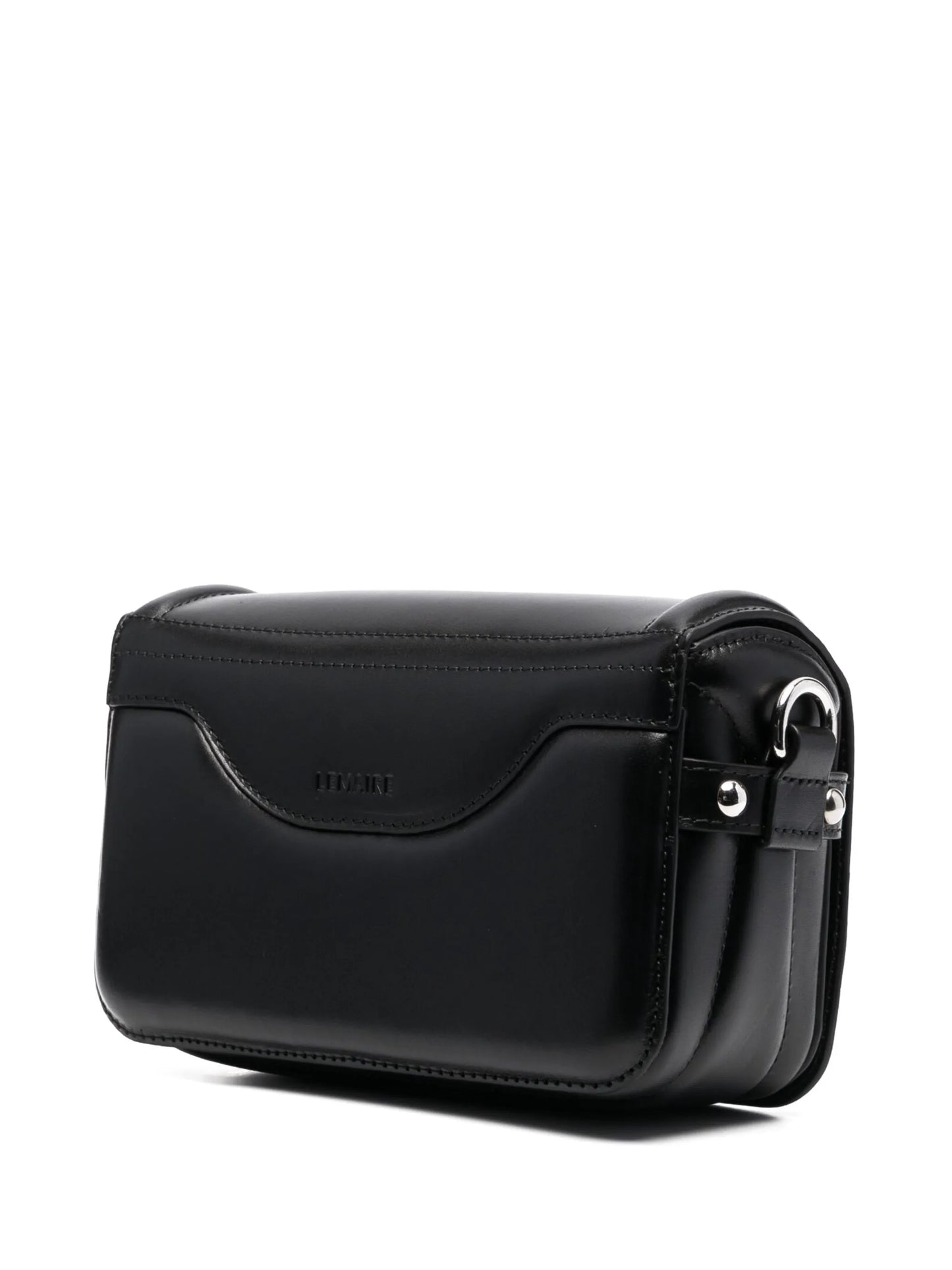 foldover leather crossbody bag