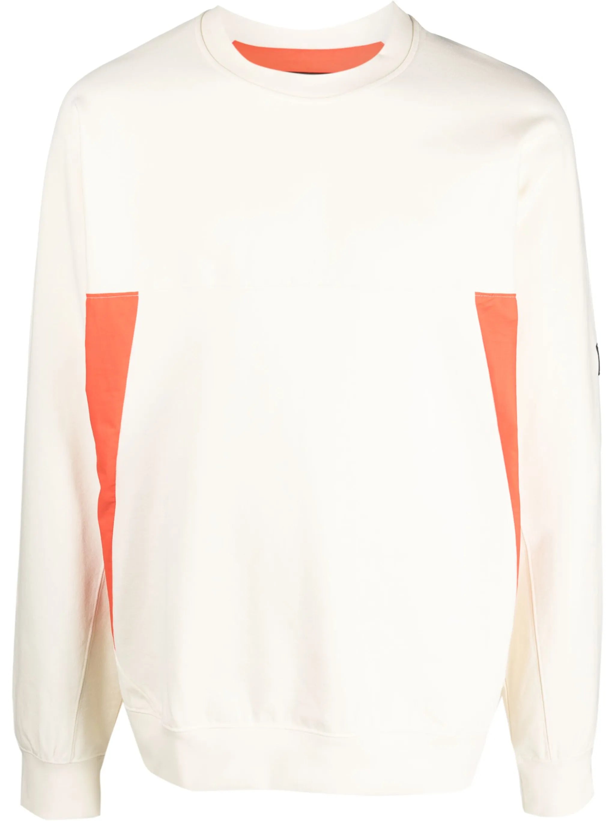 logo-patch crew-neck sweatshirt