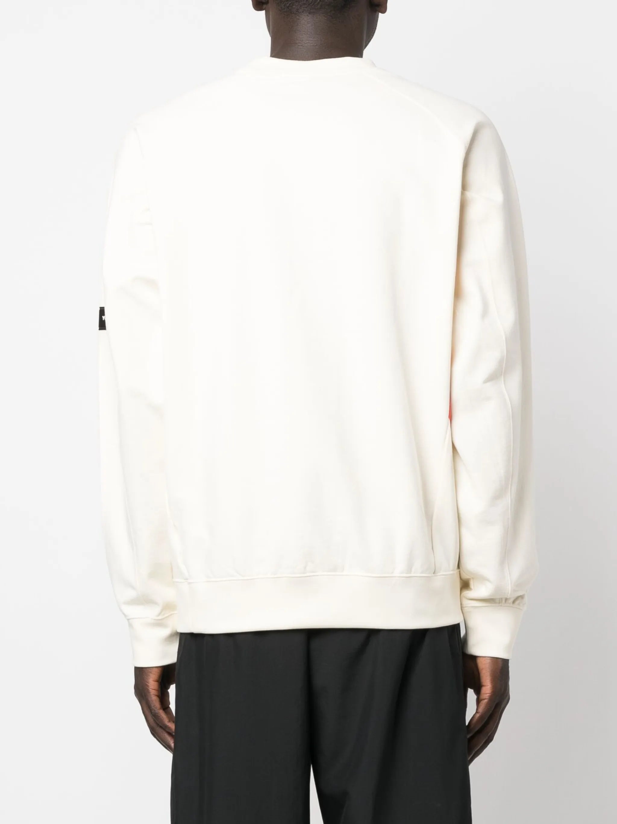 logo-patch crew-neck sweatshirt