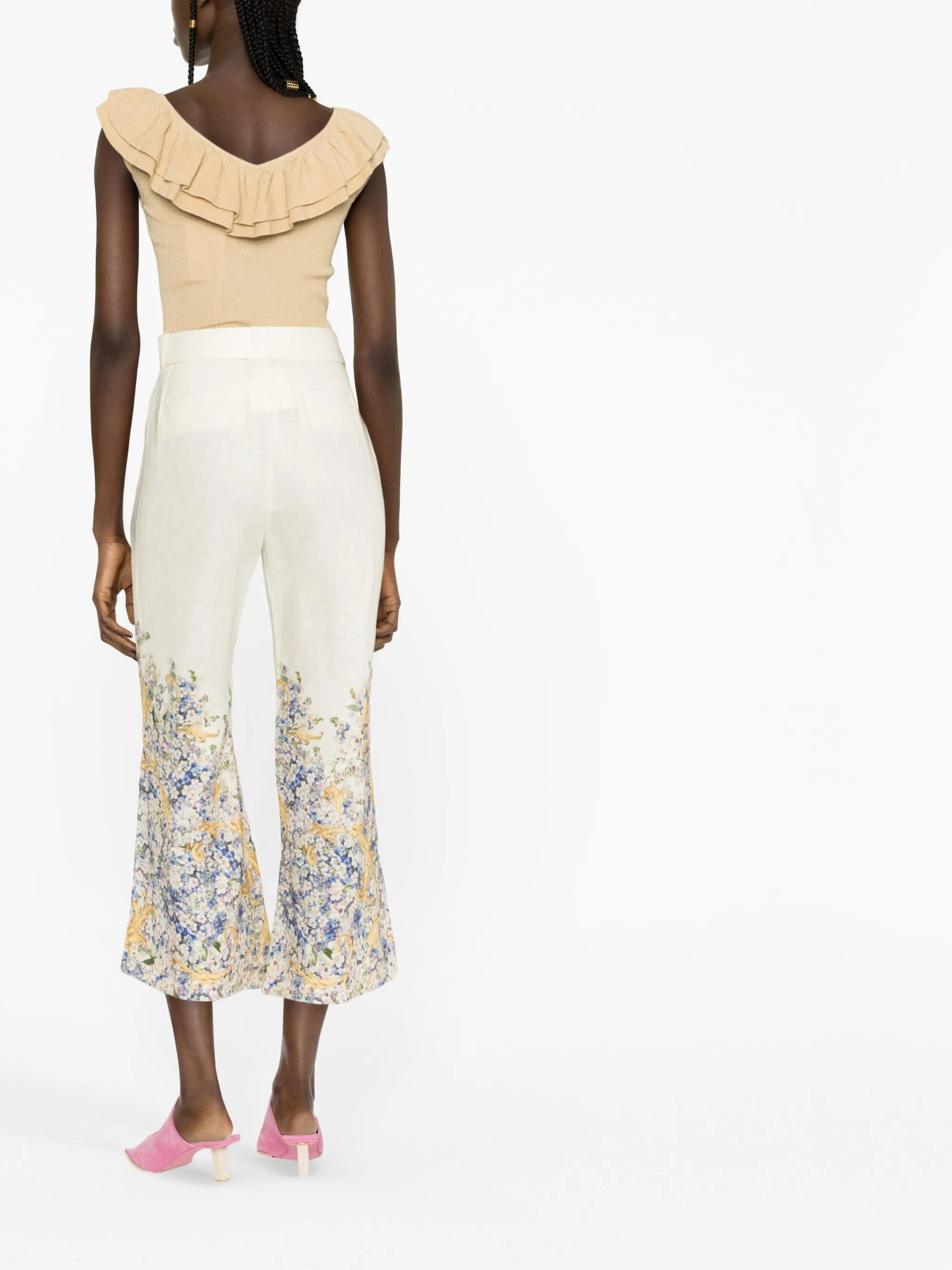 Tama flared trousers