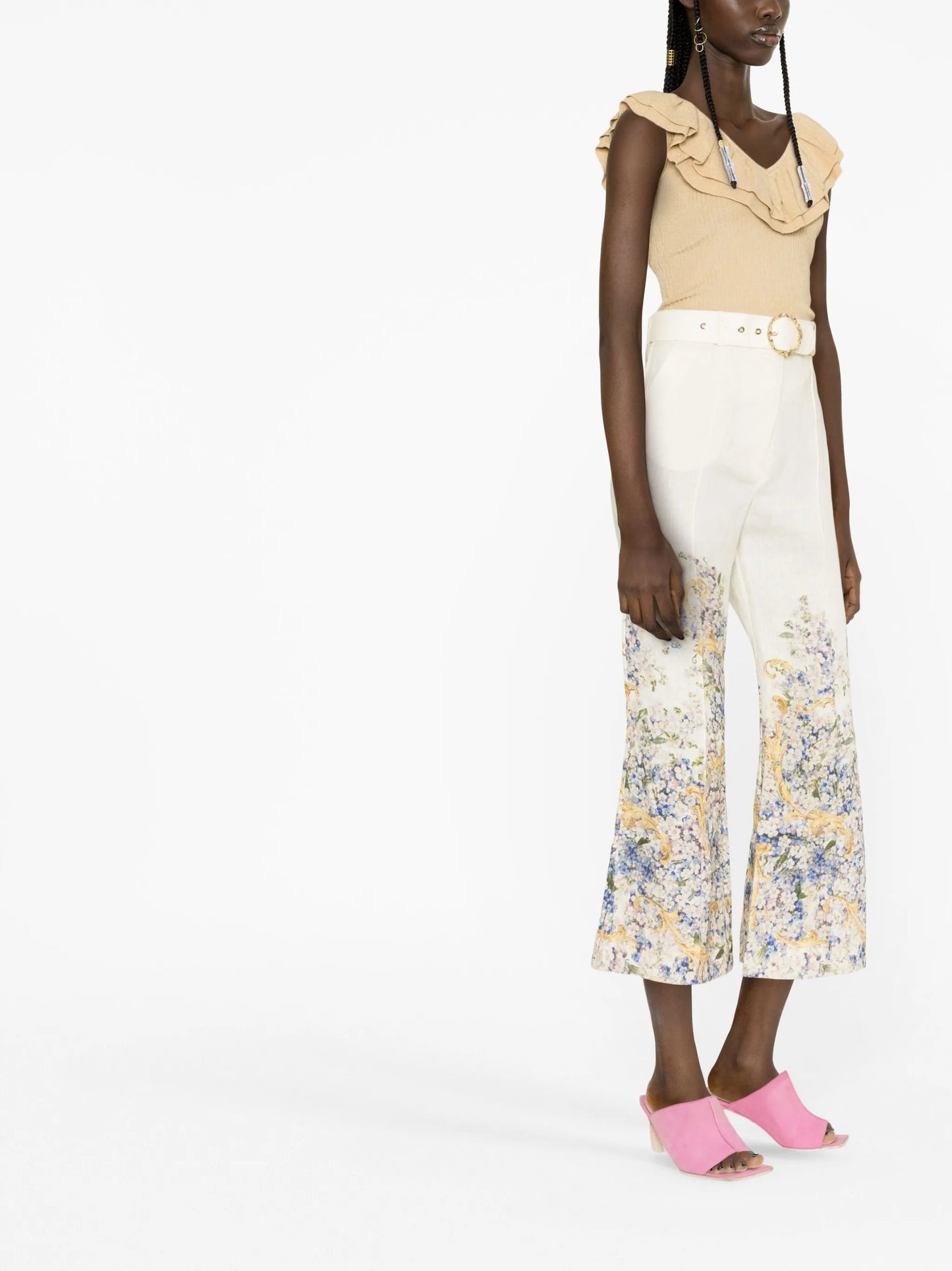Tama flared trousers