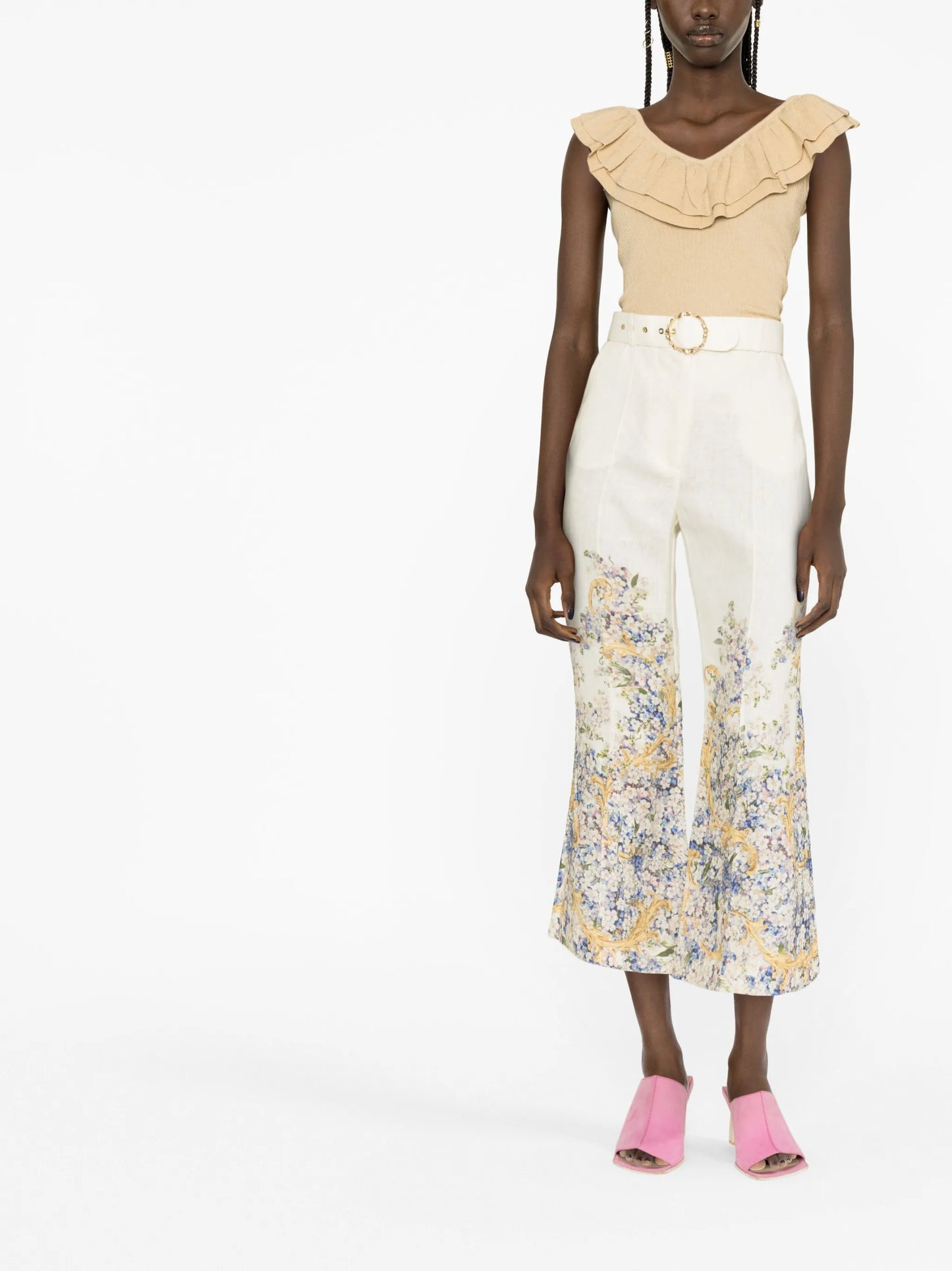 Tama flared trousers