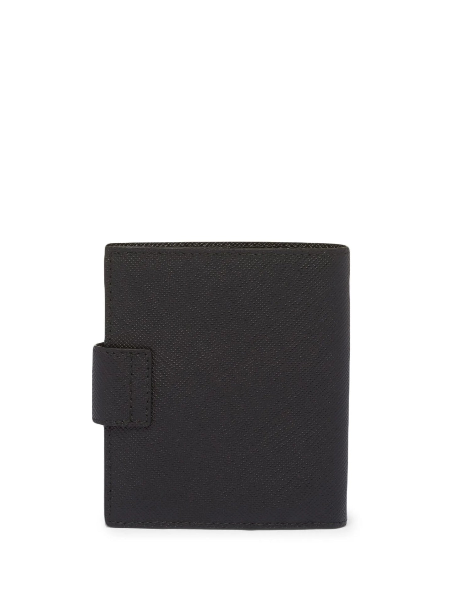 saffiano logo-plaque wallet