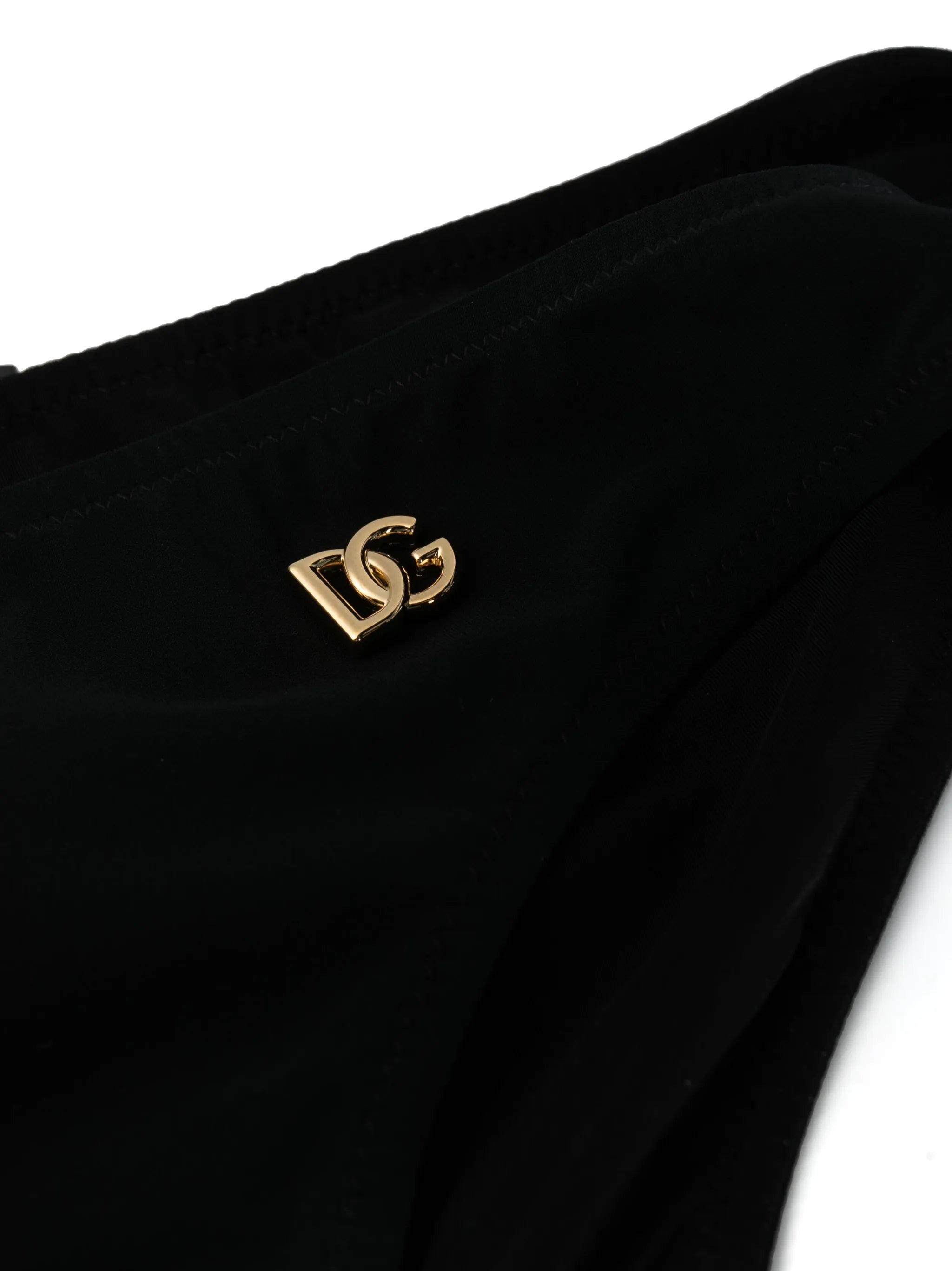 logo-plaque bikini bottoms