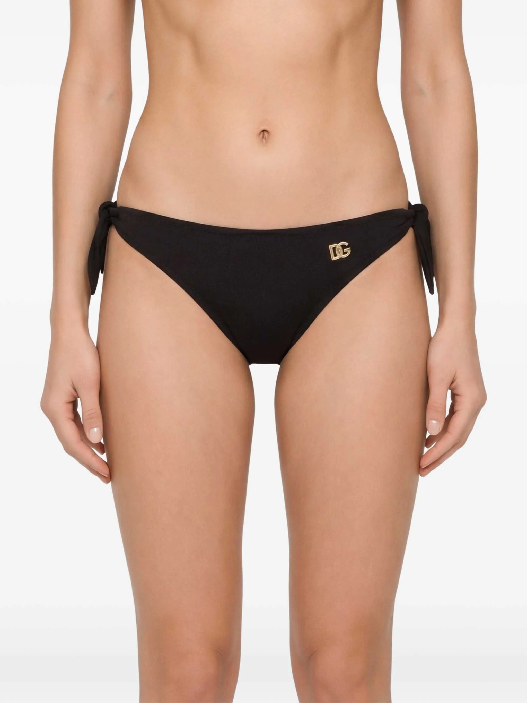 logo-plaque bikini bottoms
