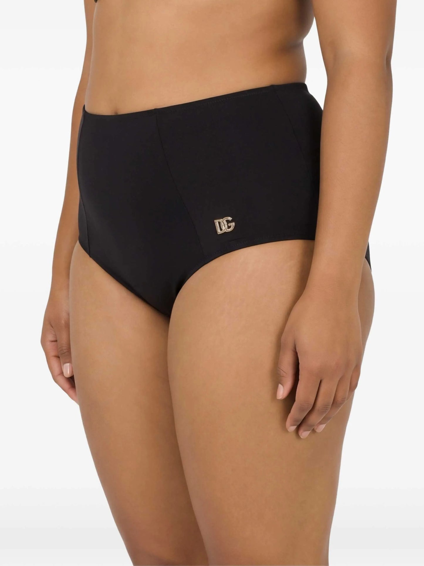 logo-plaque bikini shorts