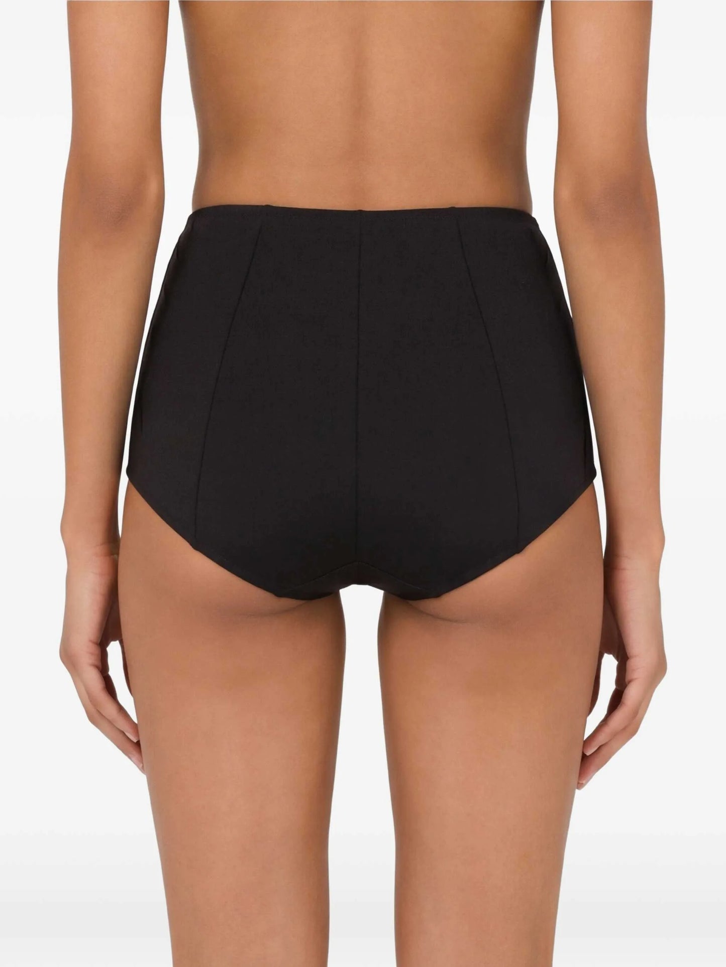 logo-plaque bikini shorts