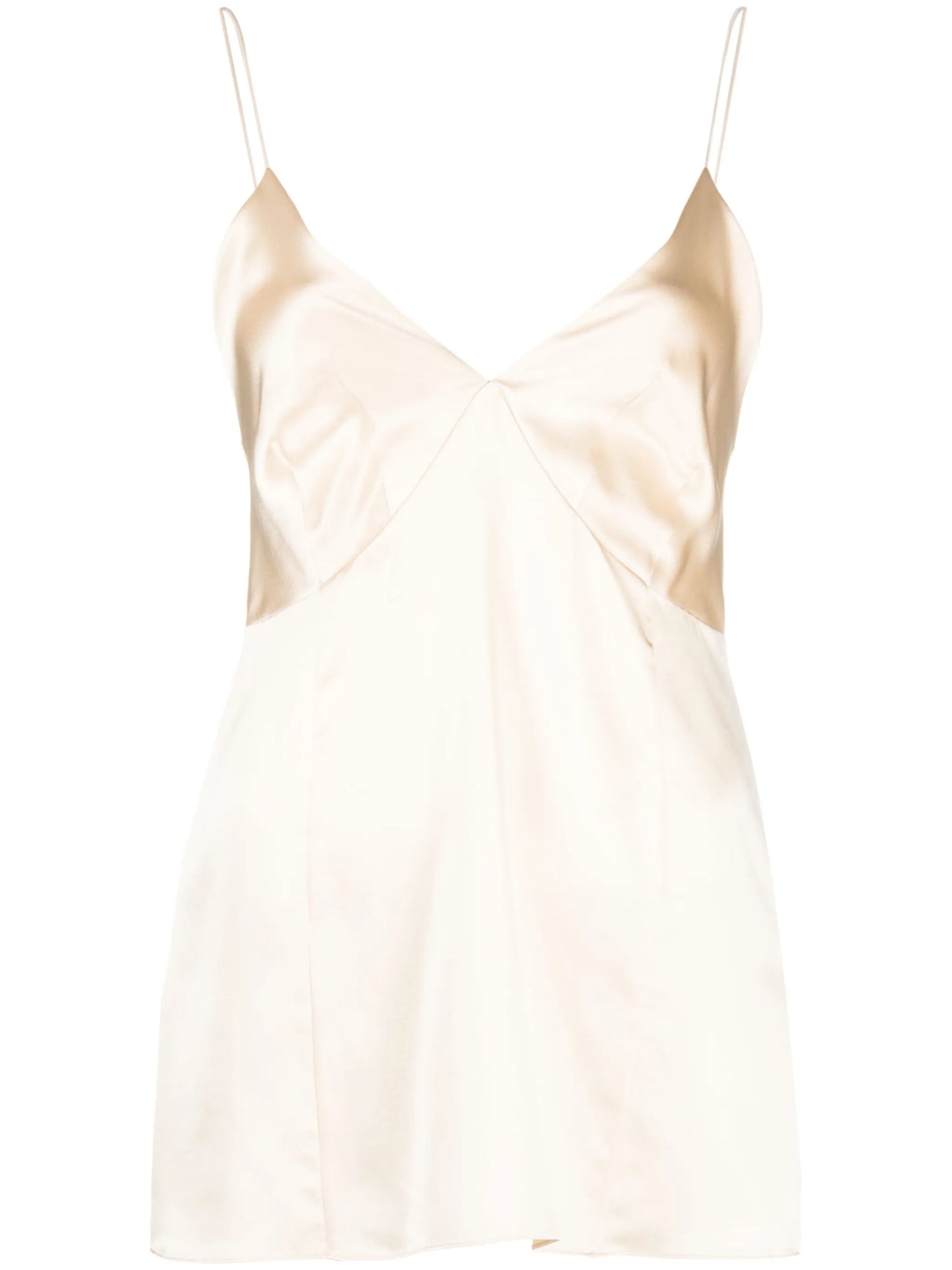 Grisella silk-satin top