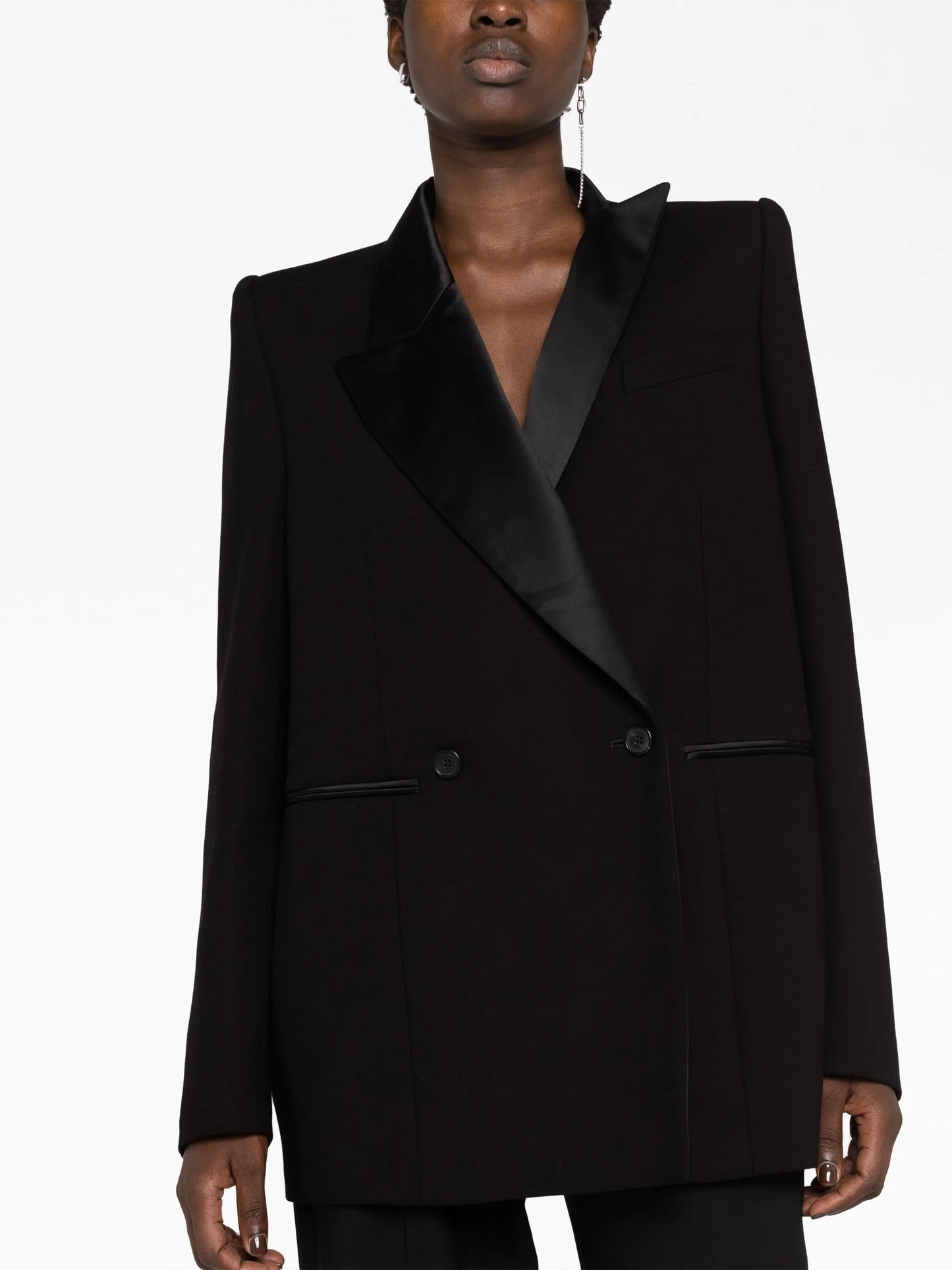 The Malek asymmetric blazer