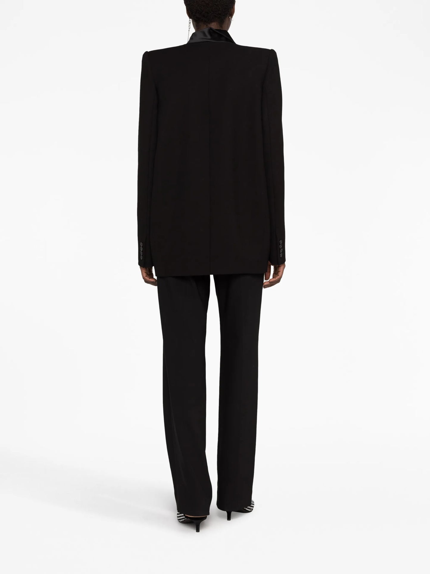 The Malek asymmetric blazer