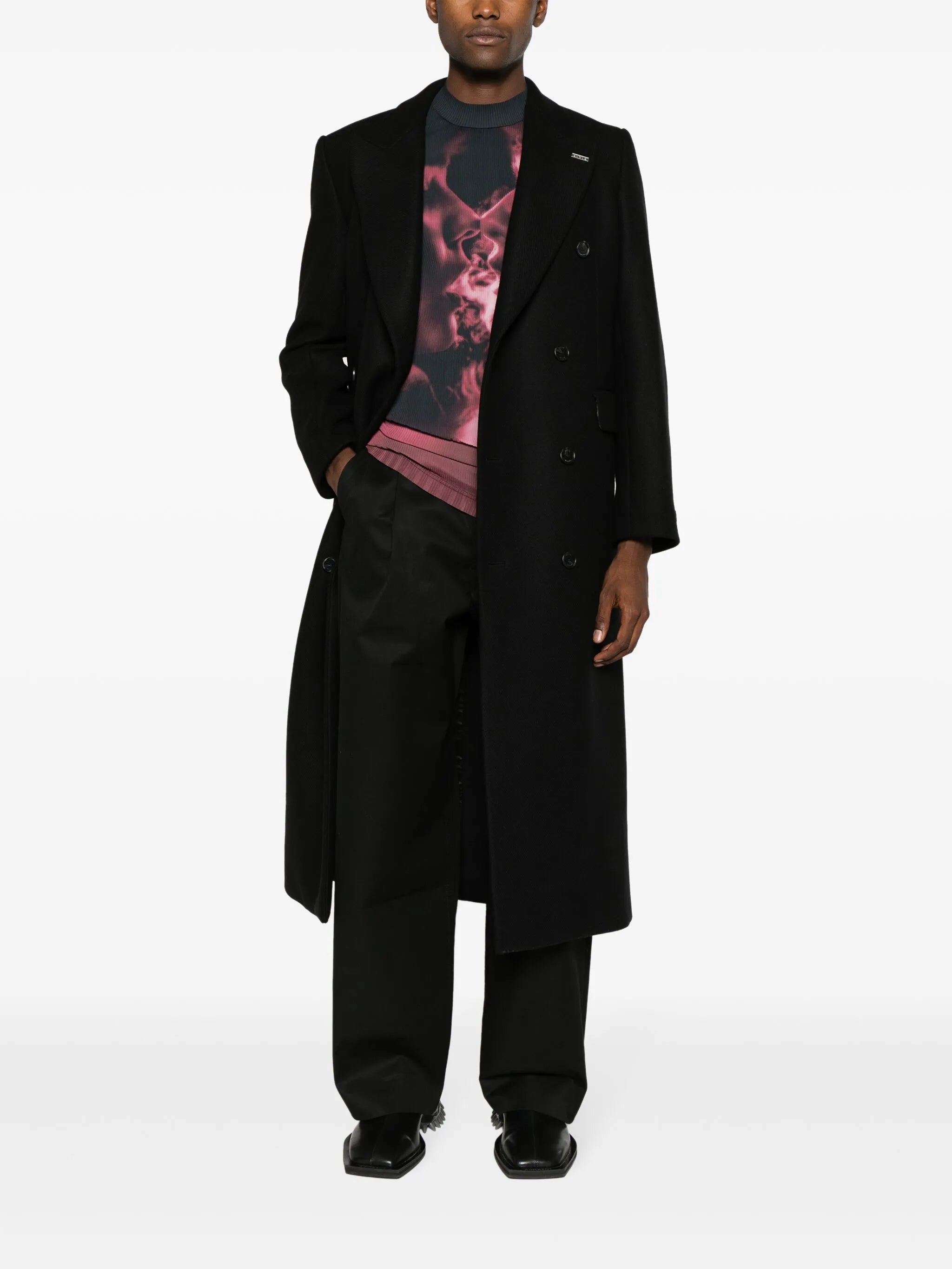 Genesis double-breasted coat