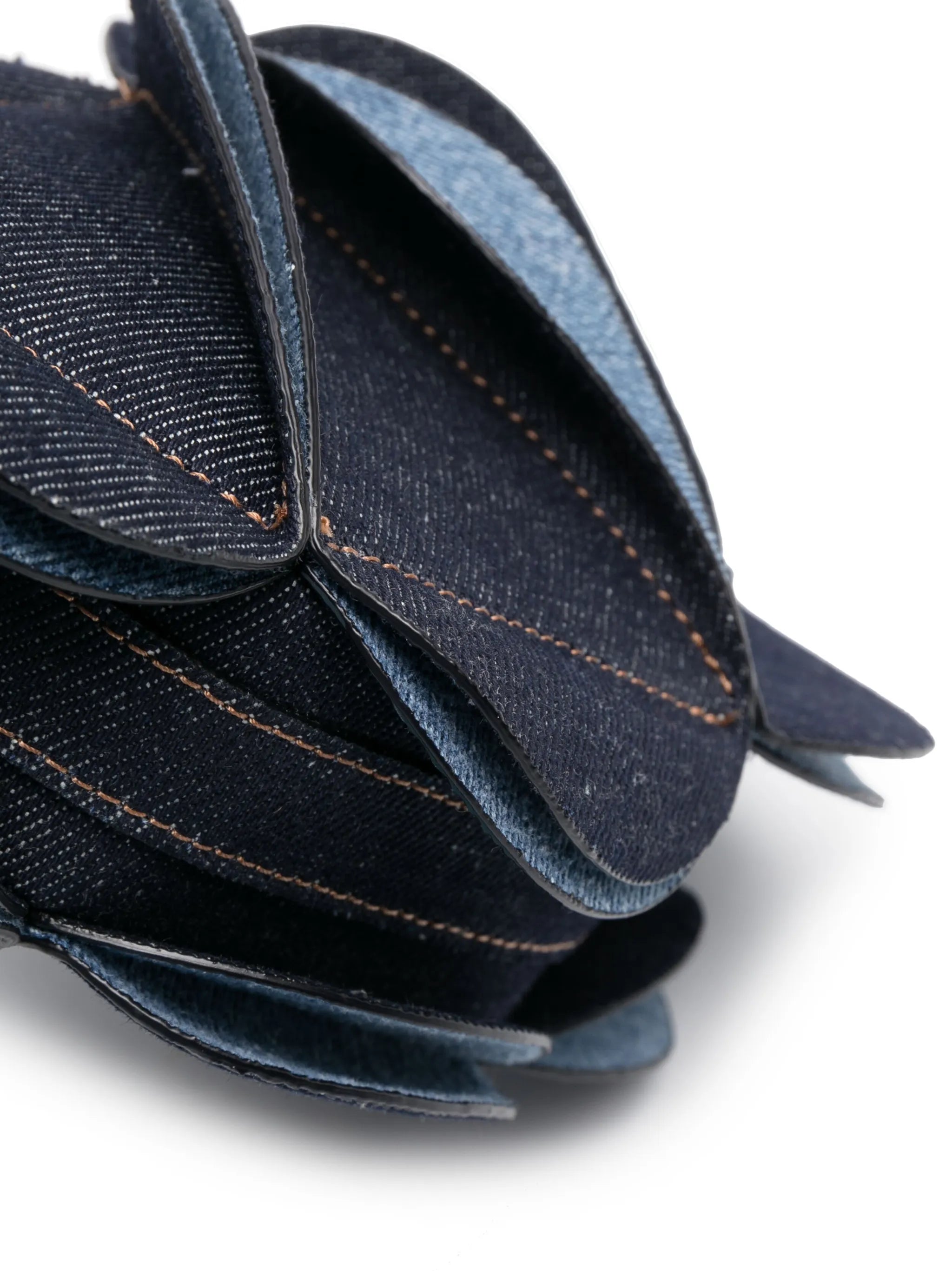 Origami denim shoulder bag