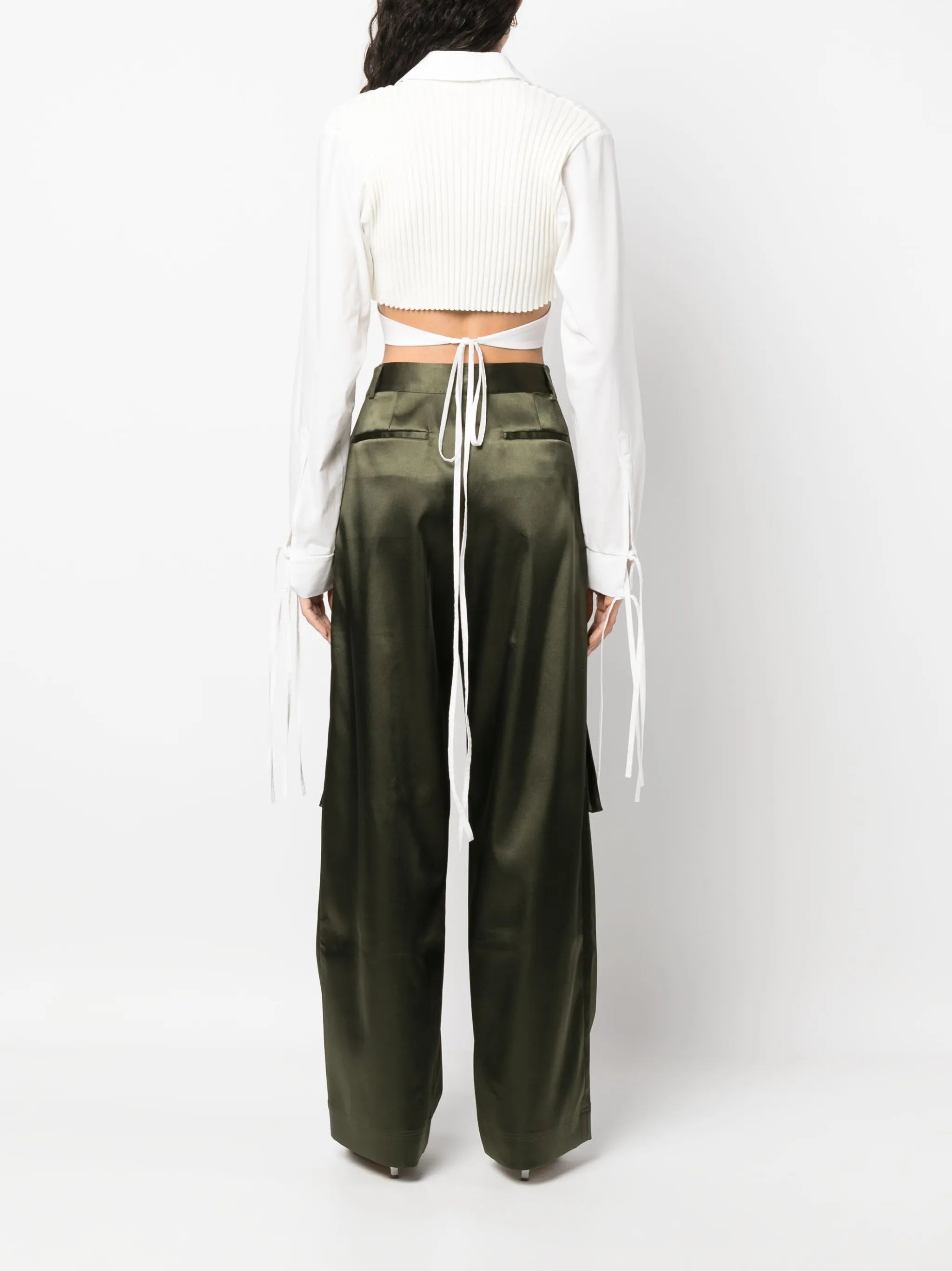 tie-waist blouse