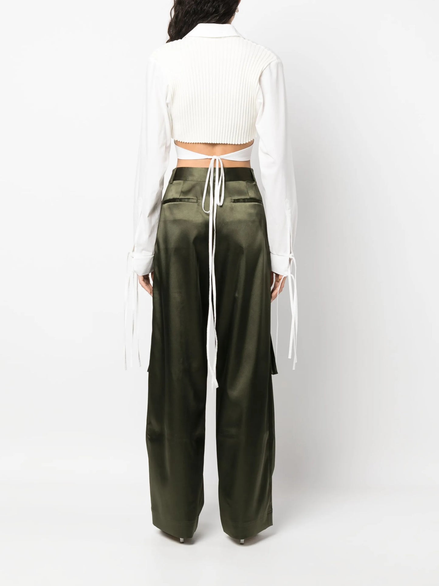 tie-waist blouse