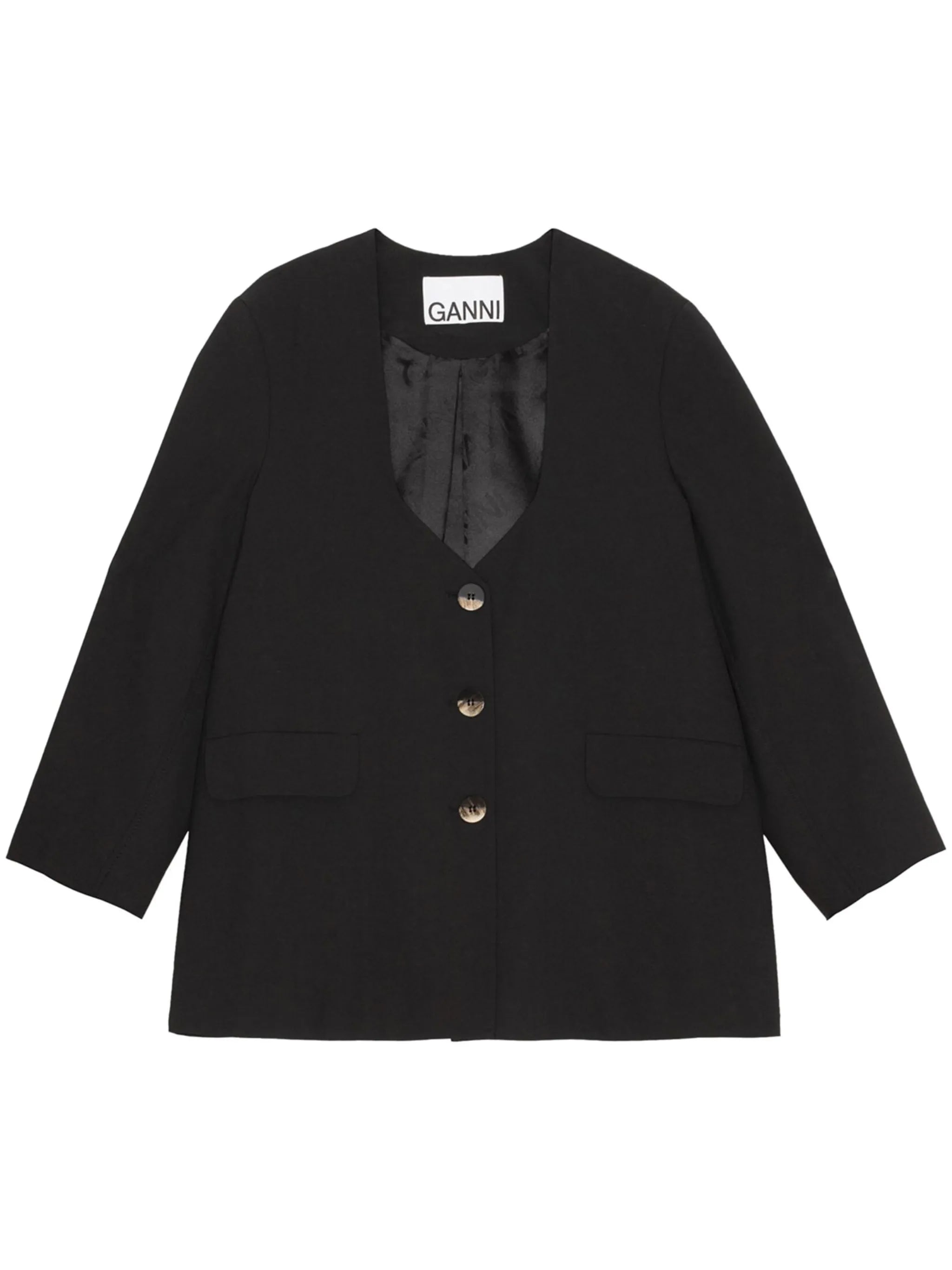 single-breasted blazer