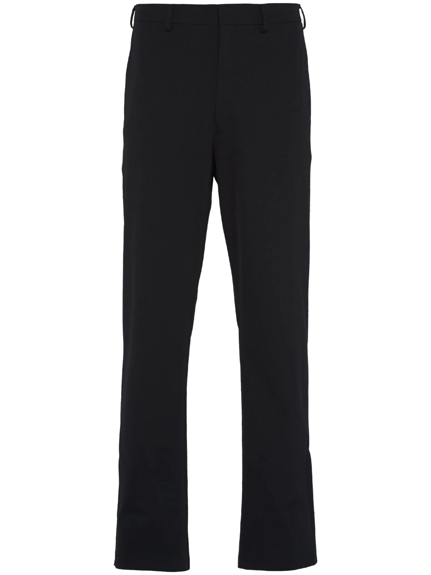 triangle-logo straight-leg trousers