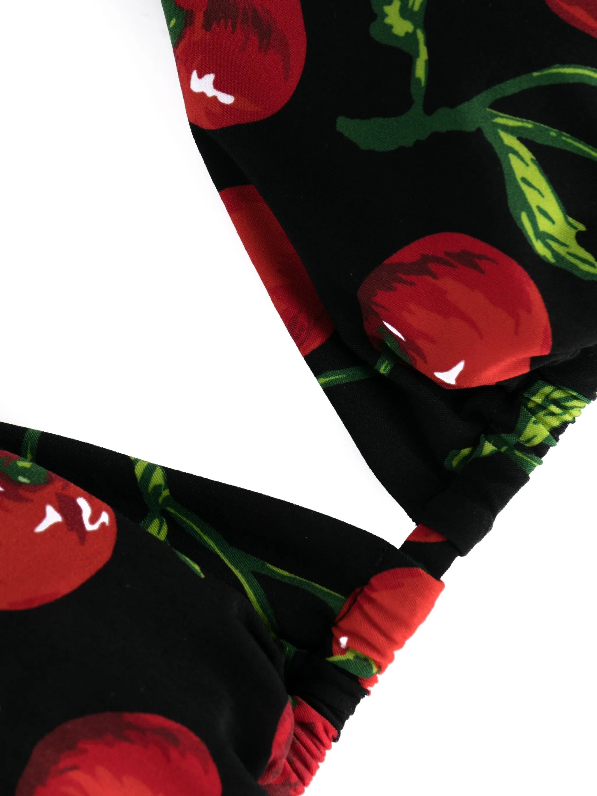 cherry-print triangle bikini