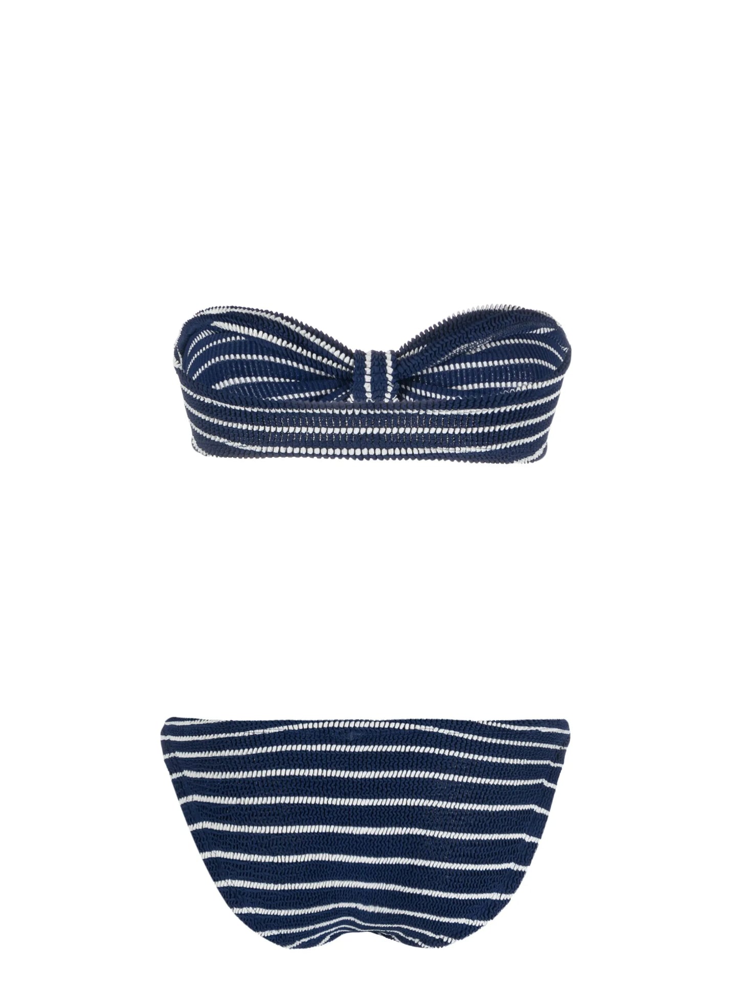 Jean striped bikini