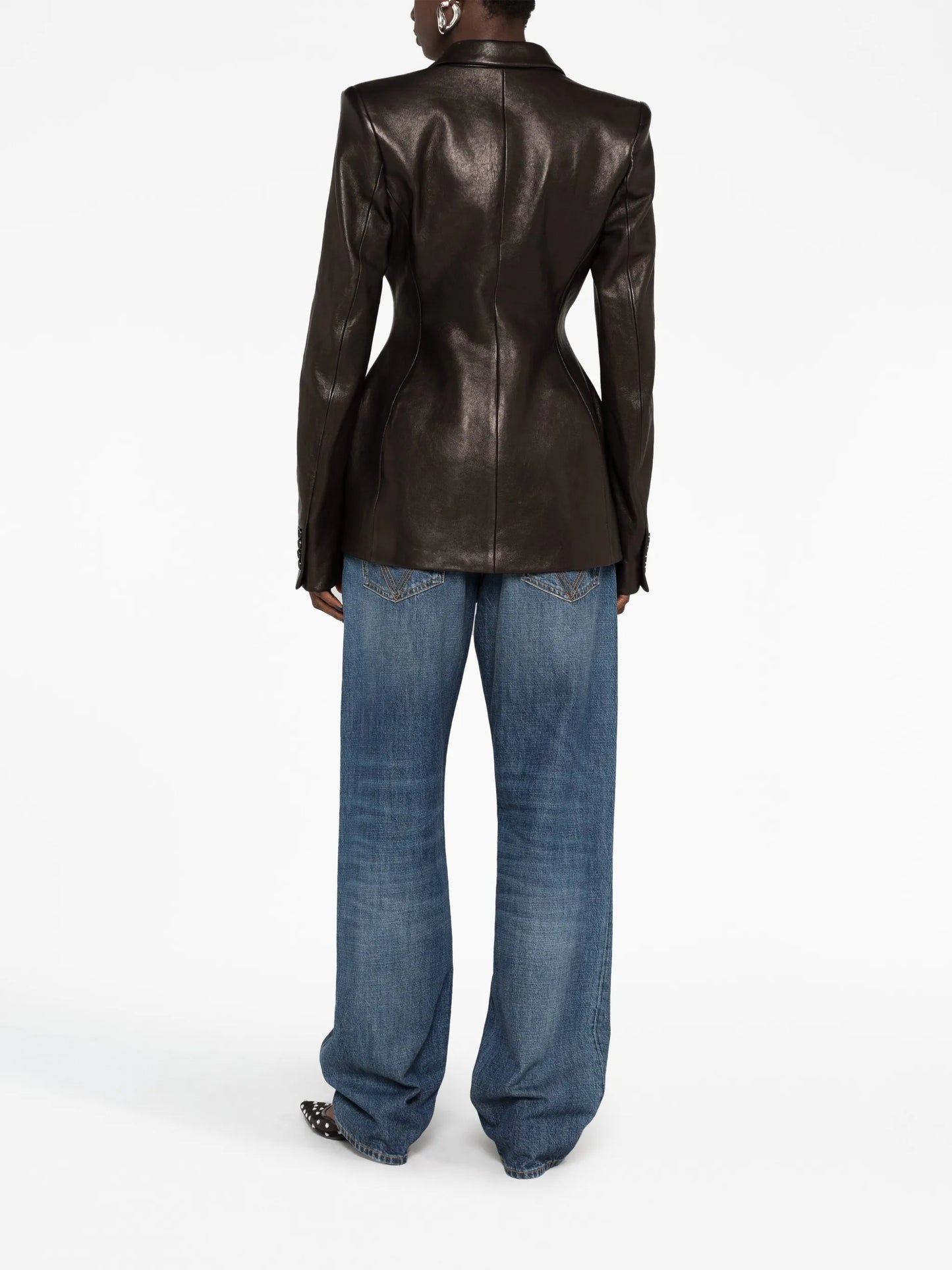 The Martu leather blazer