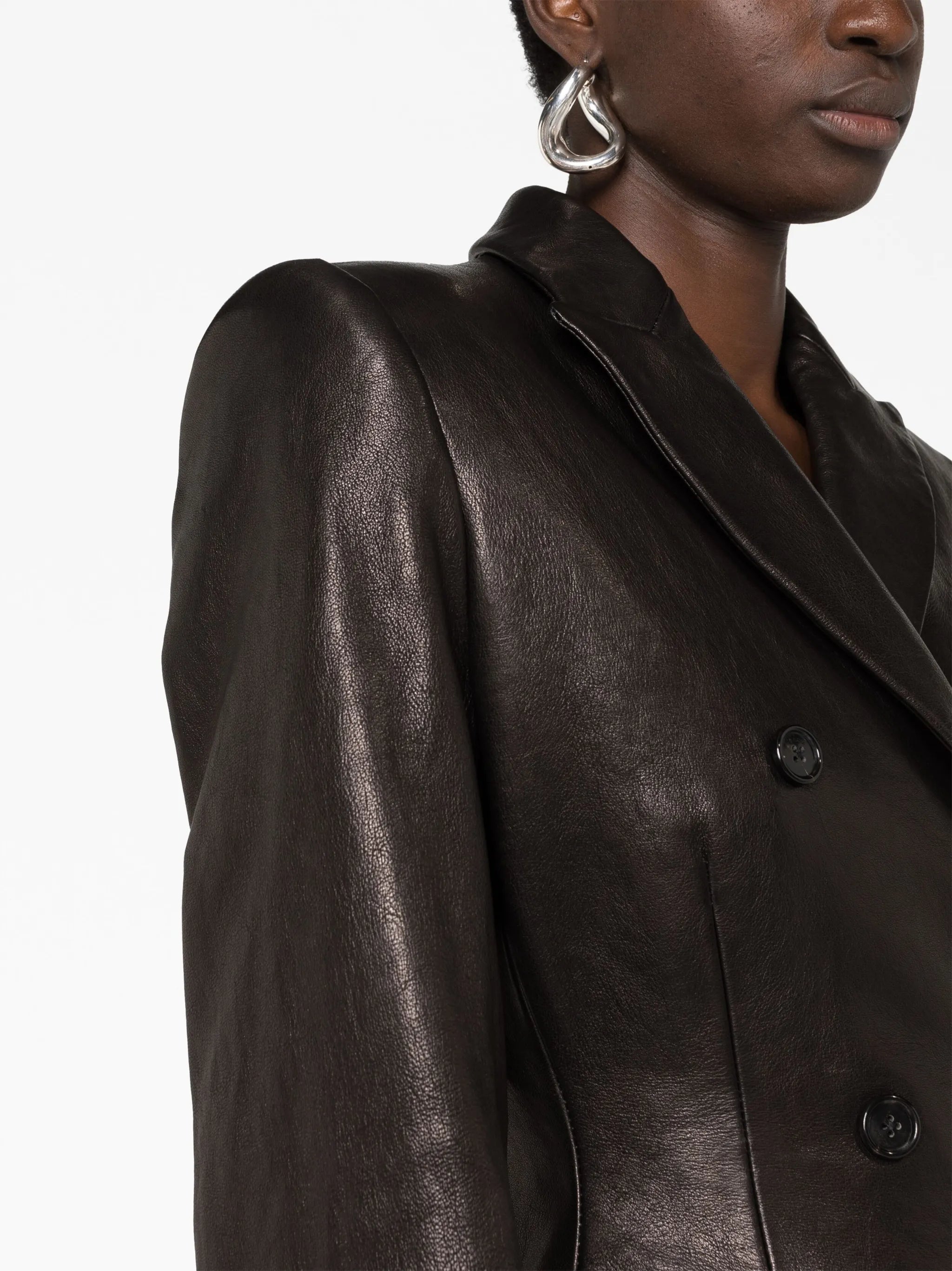The Martu leather blazer