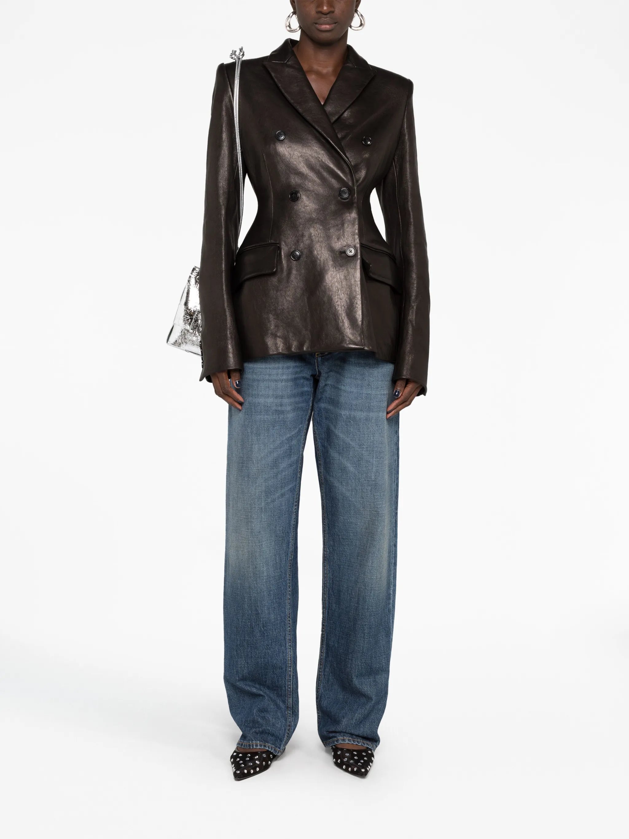 The Martu leather blazer