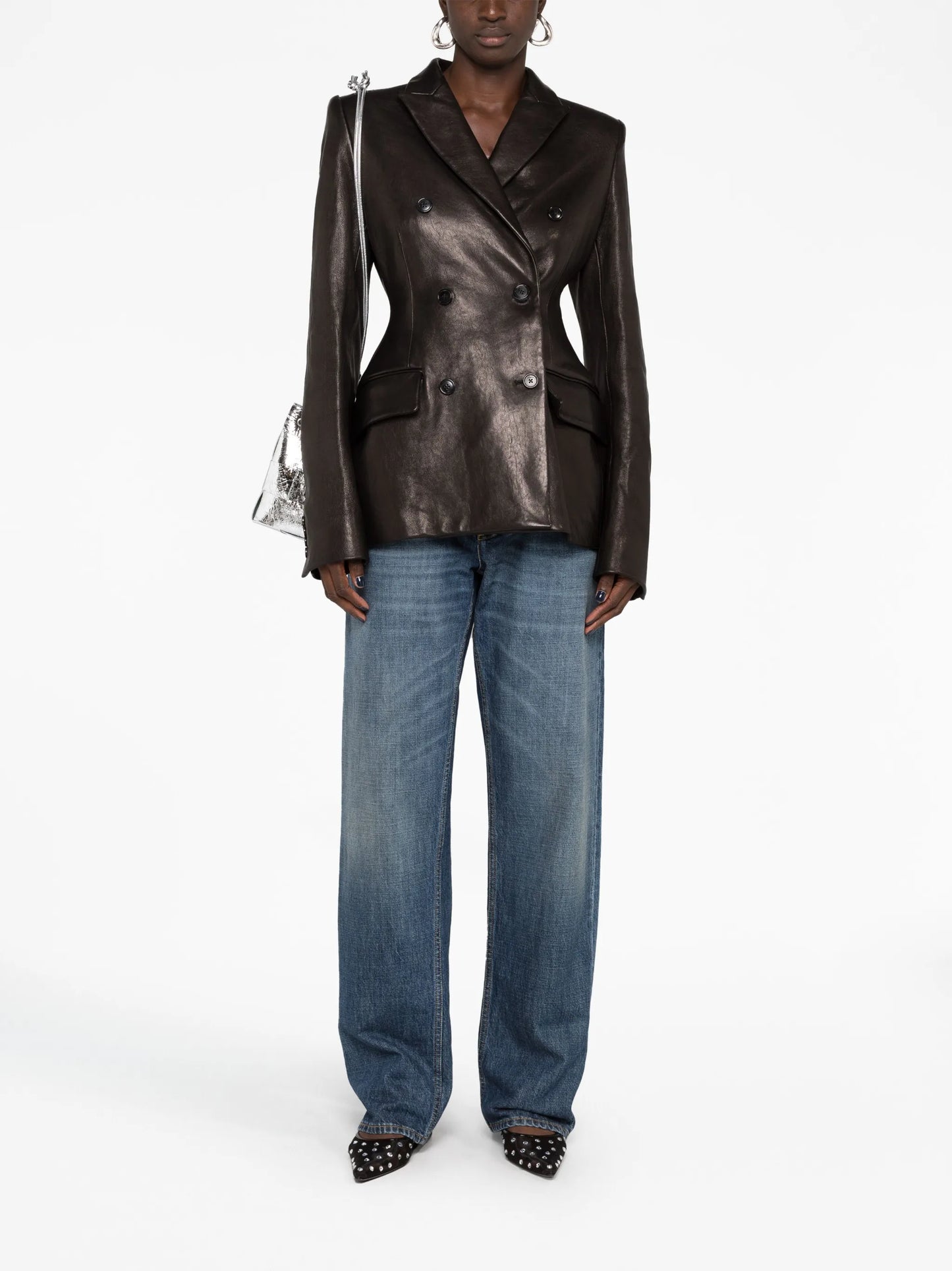 The Martu leather blazer