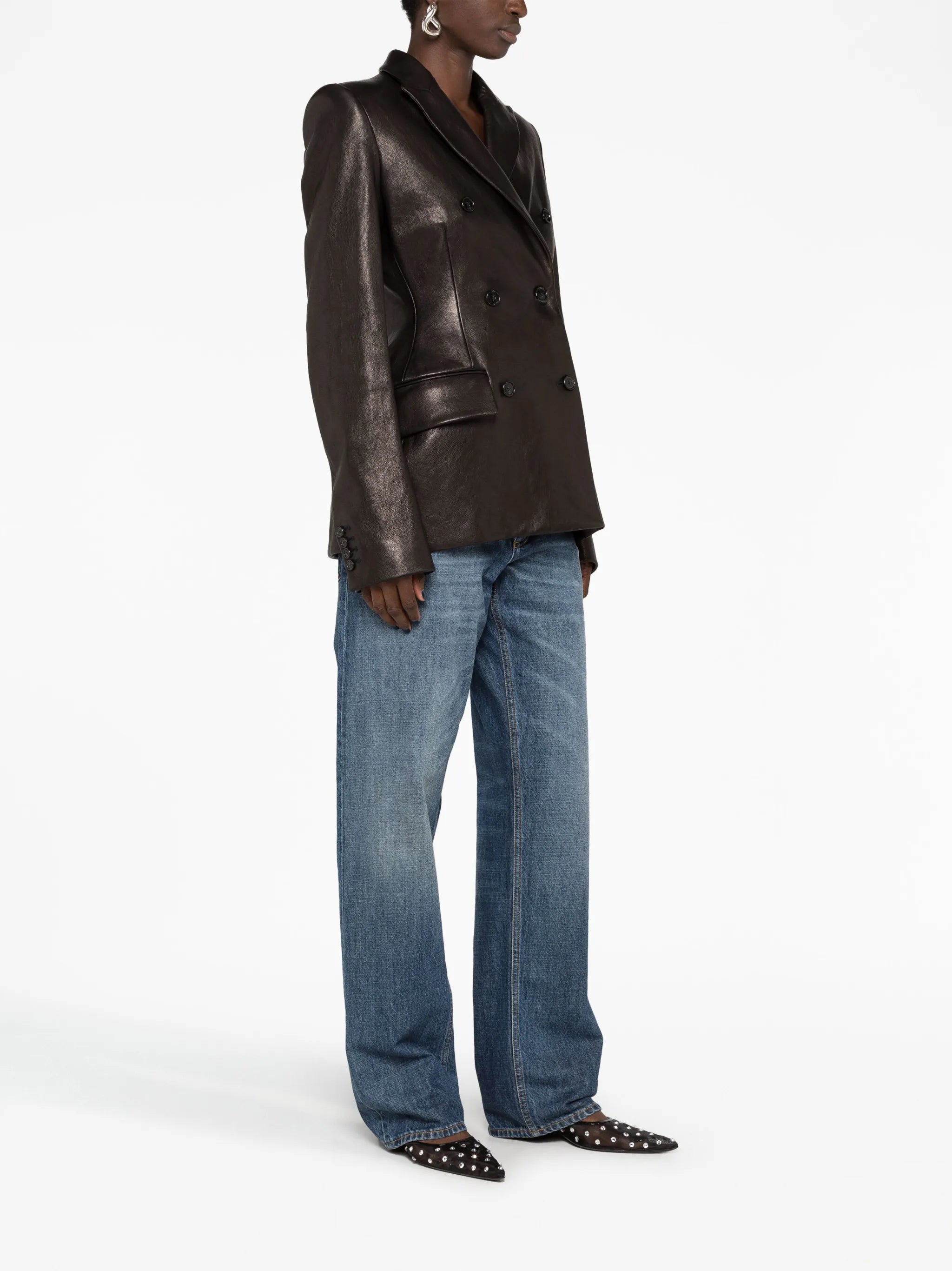 The Martu leather blazer