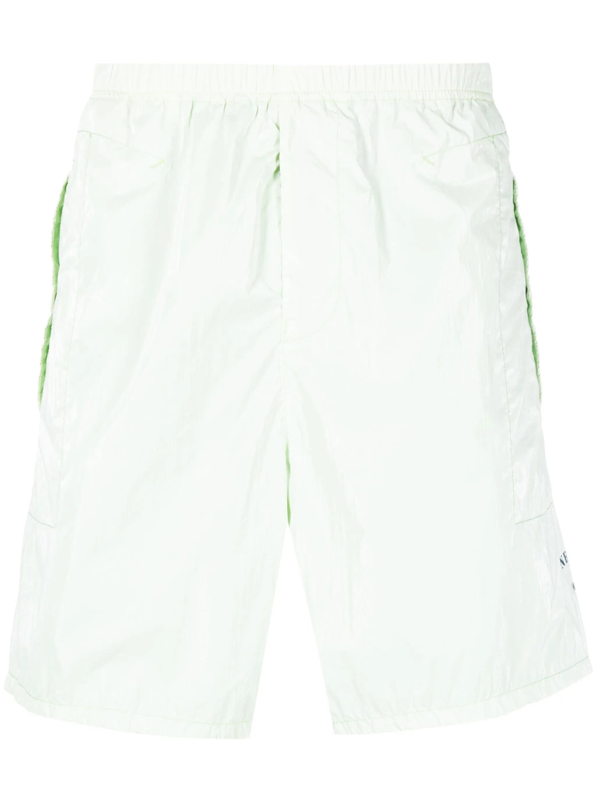 logo-print track shorts