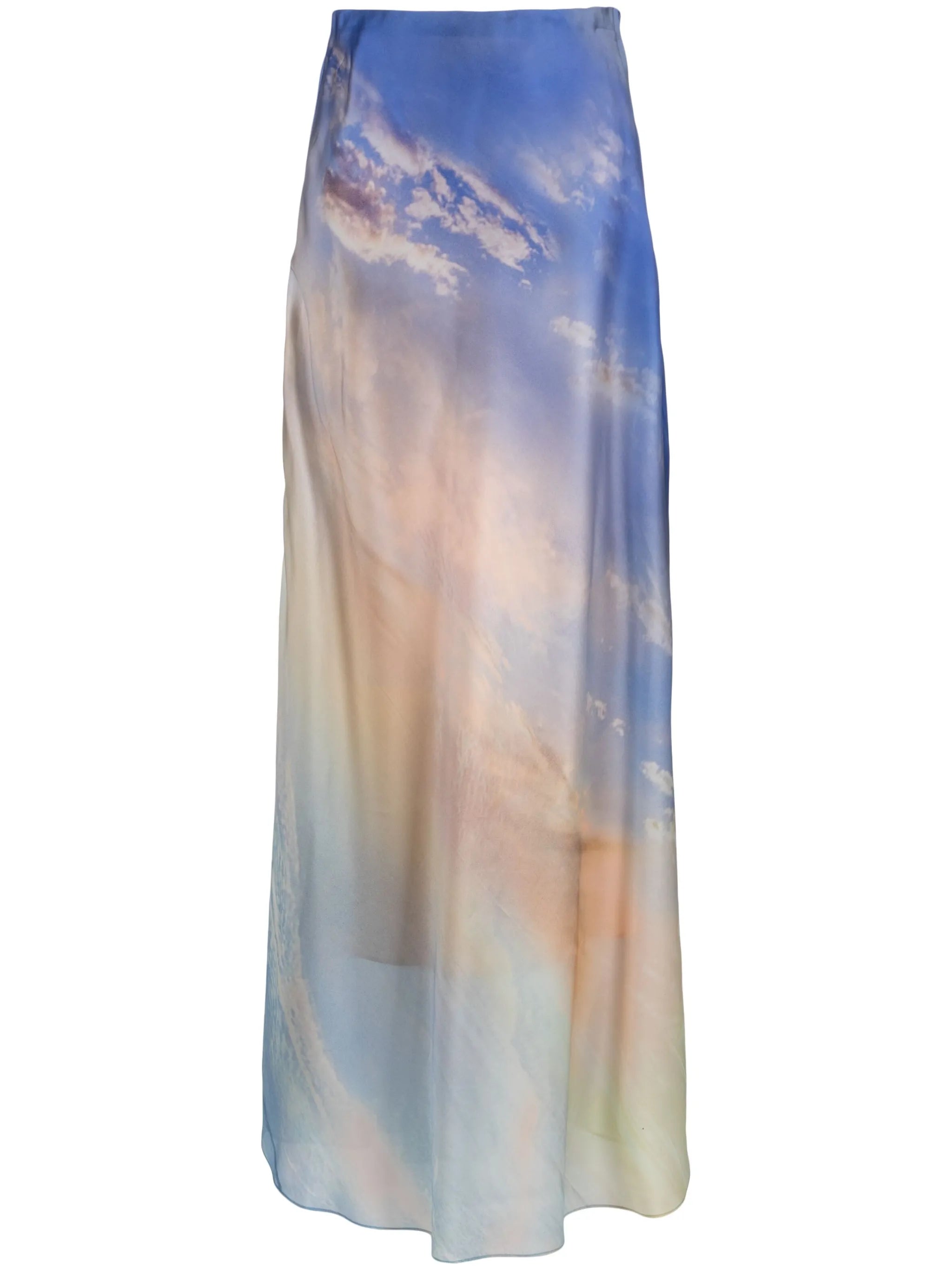 Tama graphic-print maxi skirt