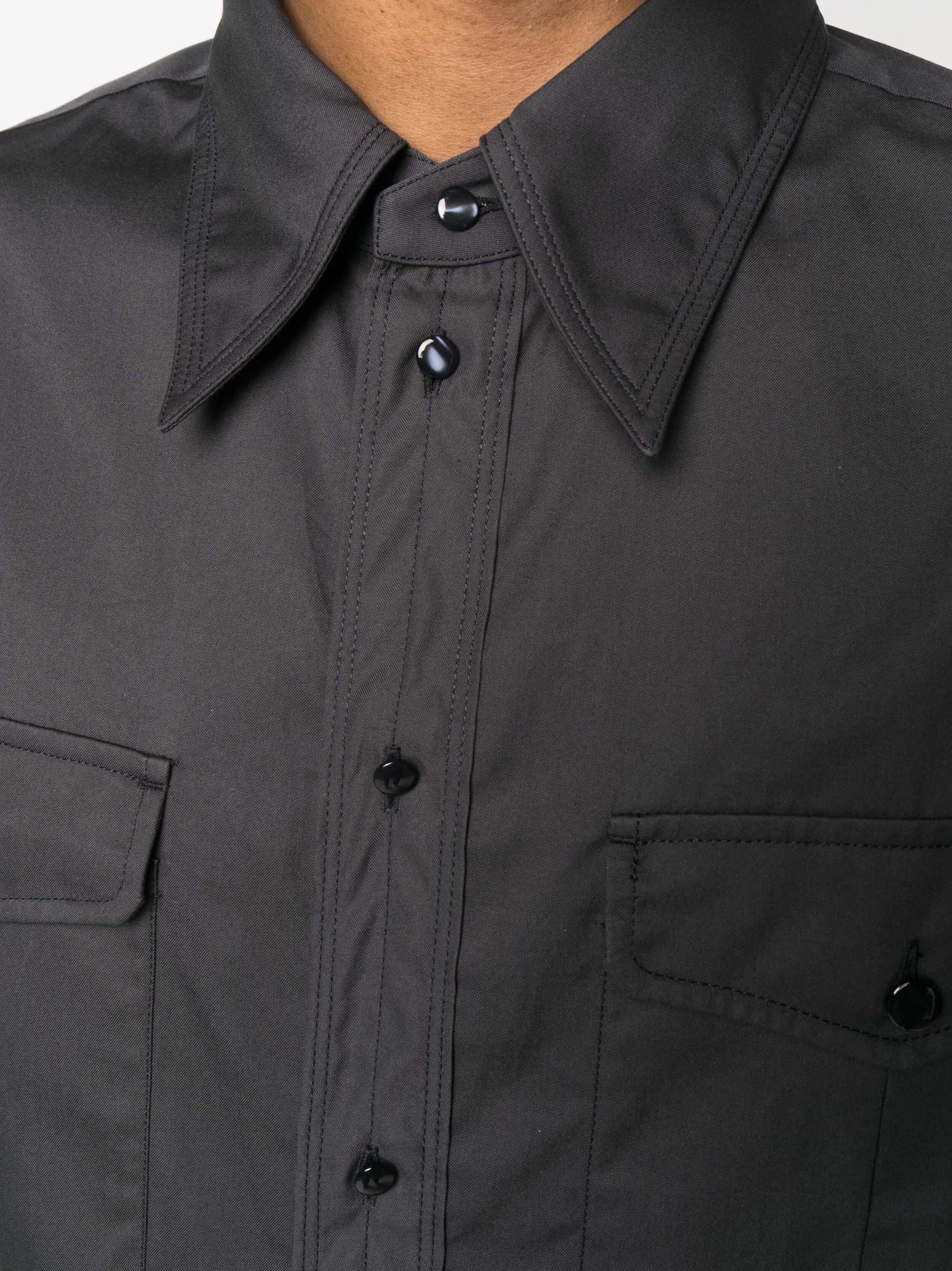 long-sleeve cotton shirt