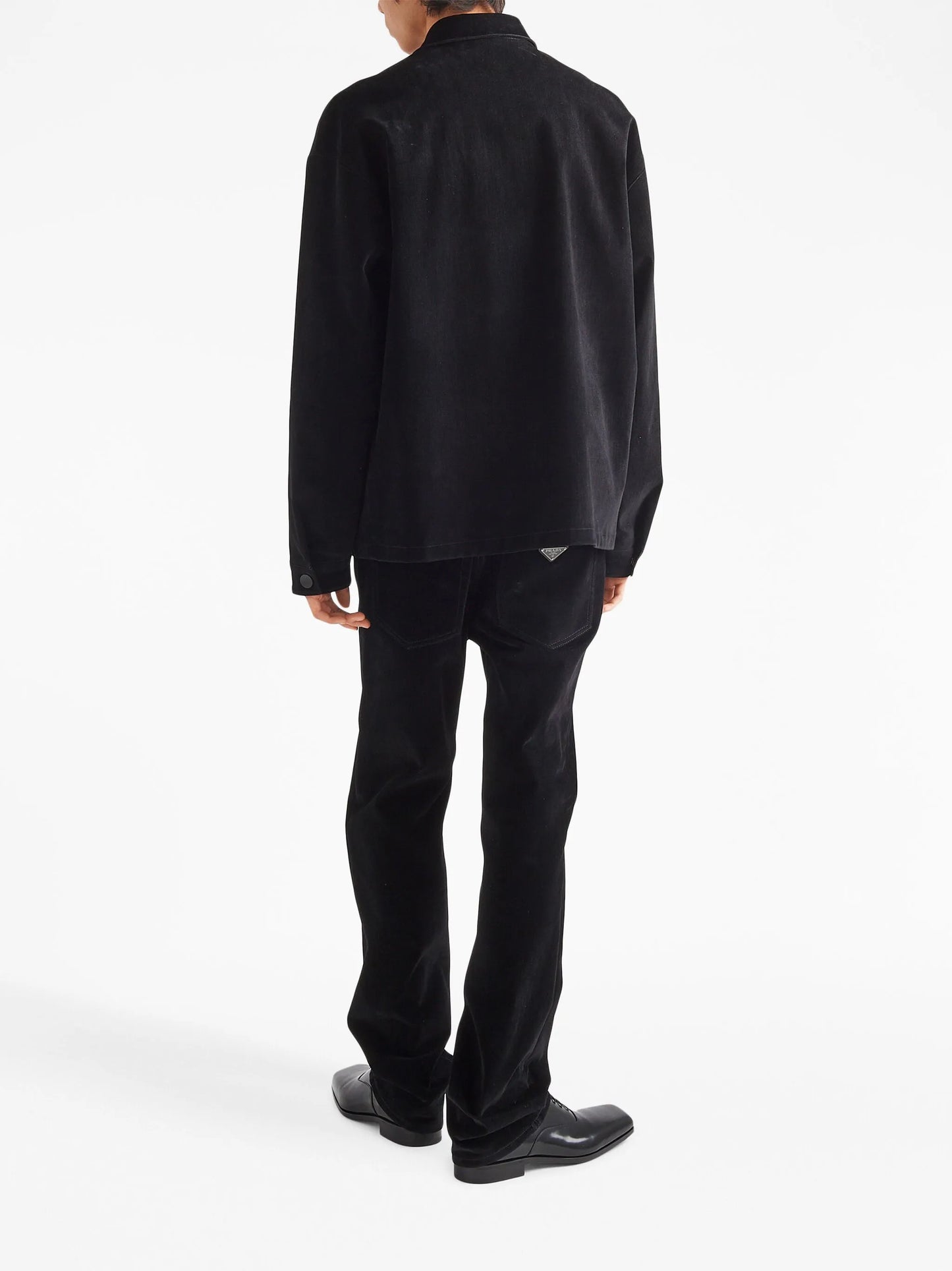 mid-rise straight jeans