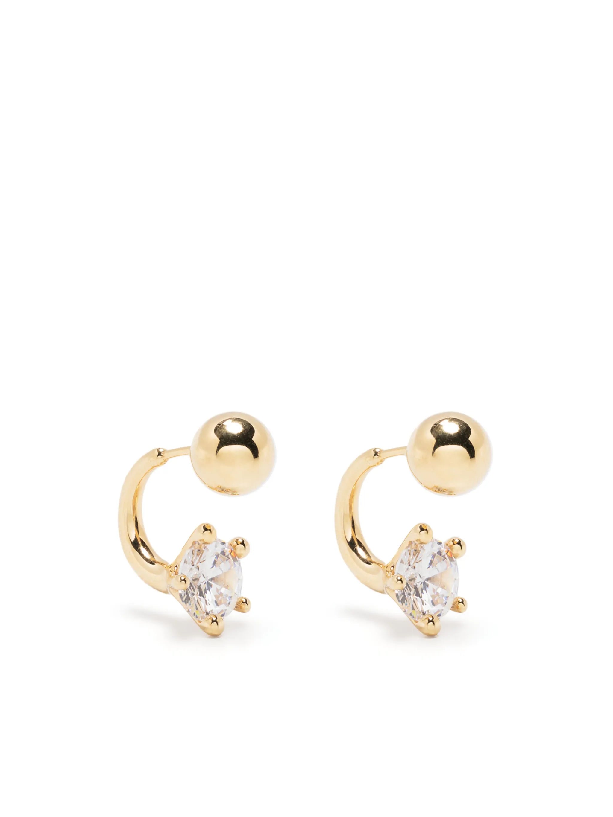 crystal-embellished earrings