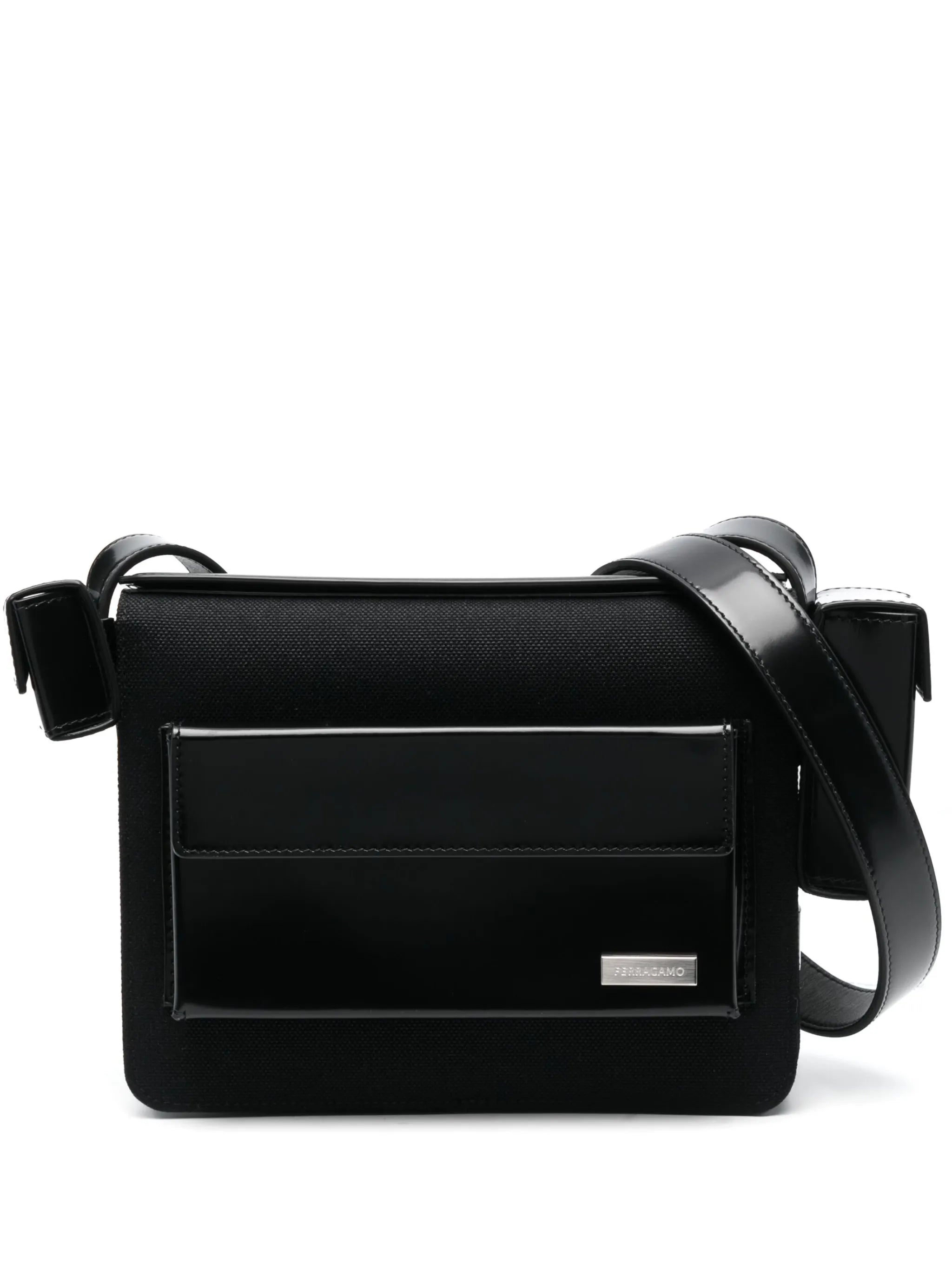 Multi-pocket leather bag