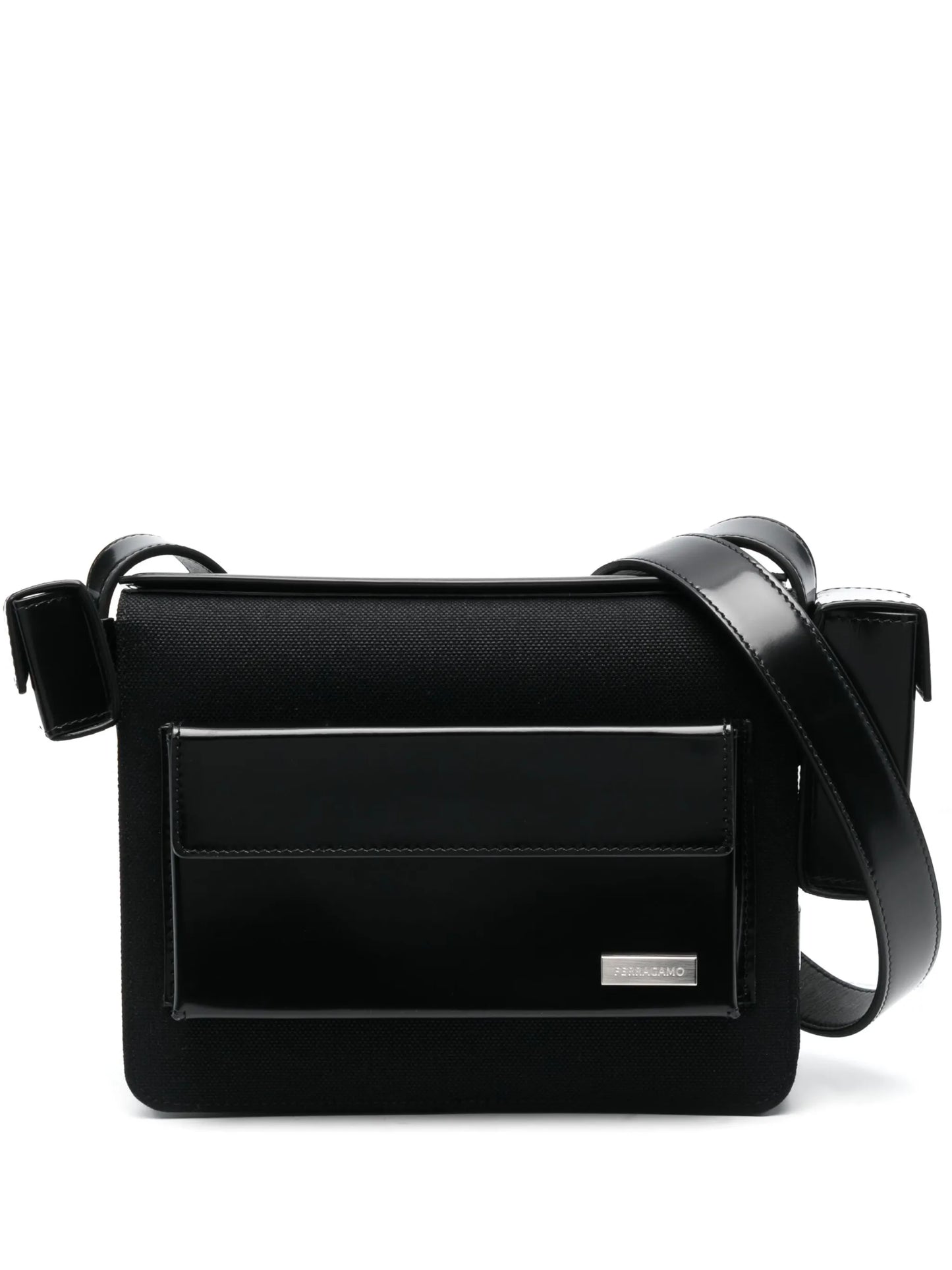 Multi-pocket leather bag