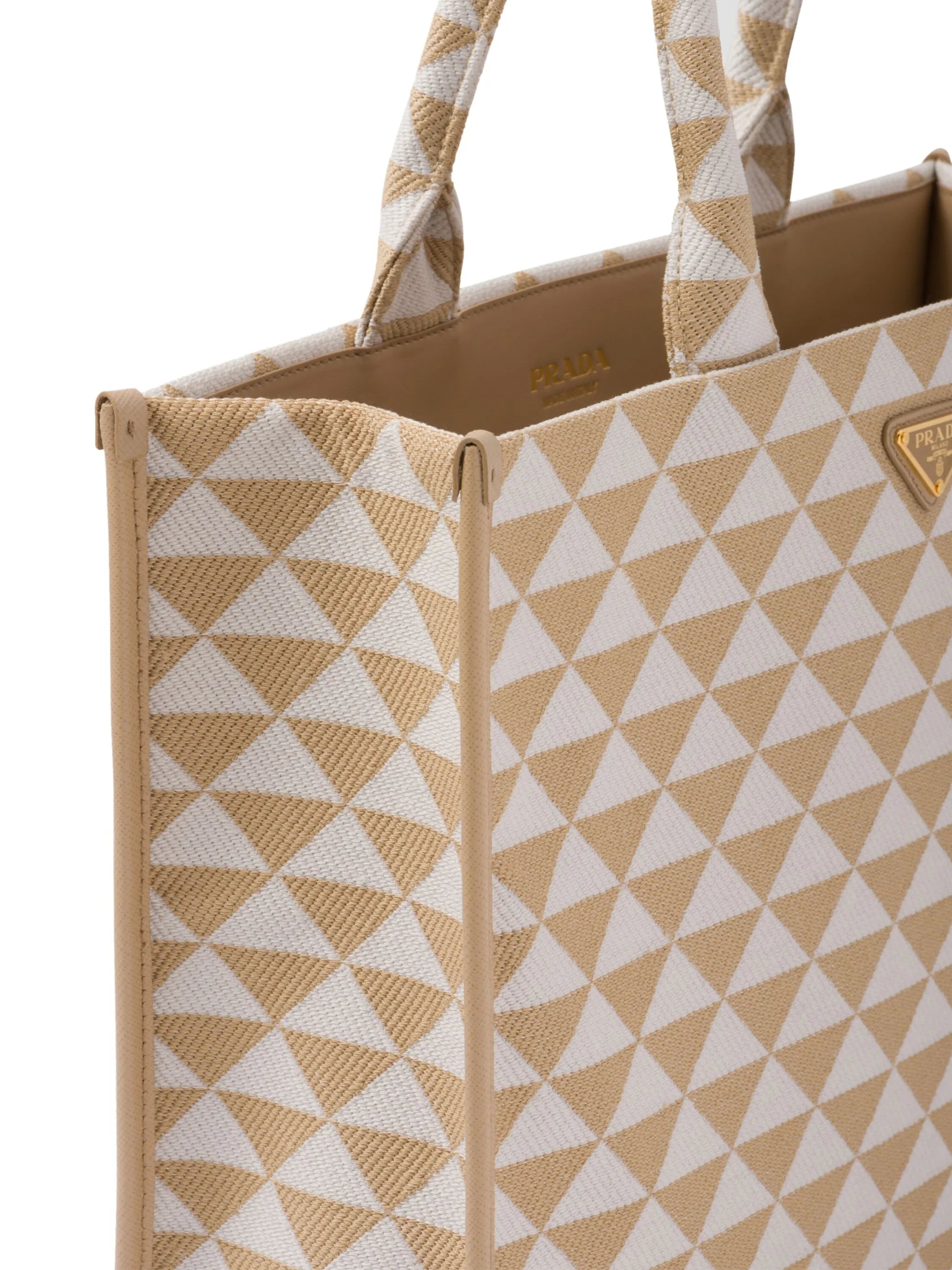 large Symbole embroidered tote bag