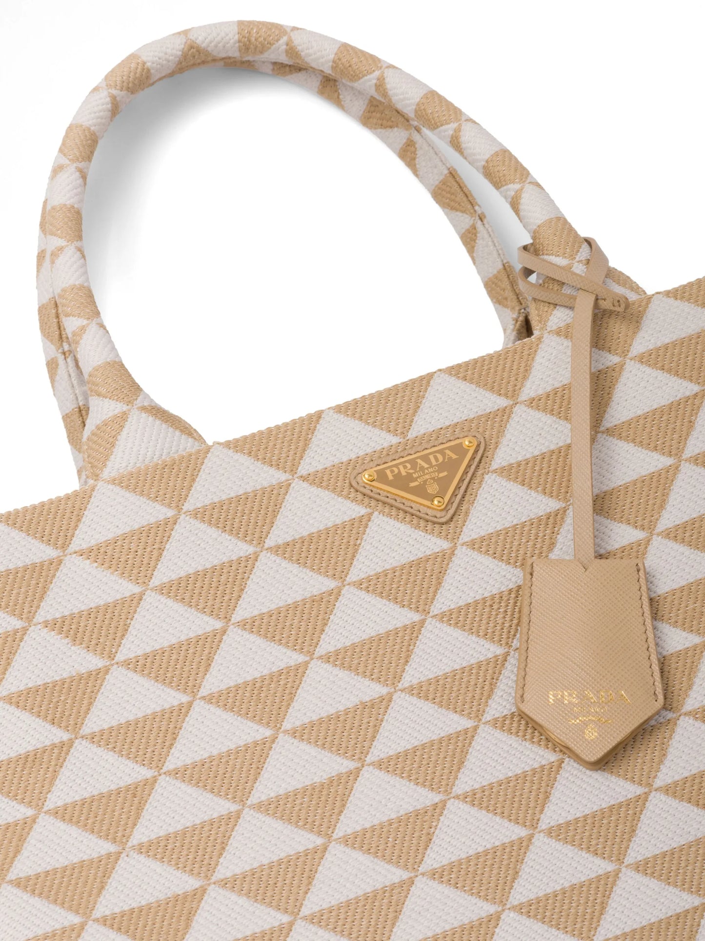 large Symbole embroidered tote bag