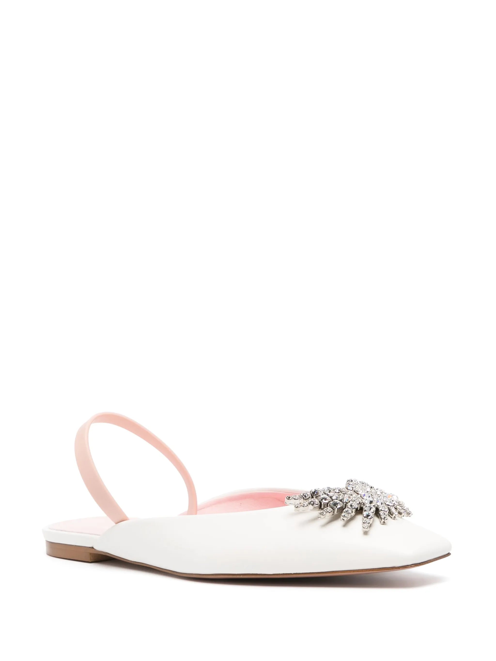 Drizella crystal-embellished ballerina shoes