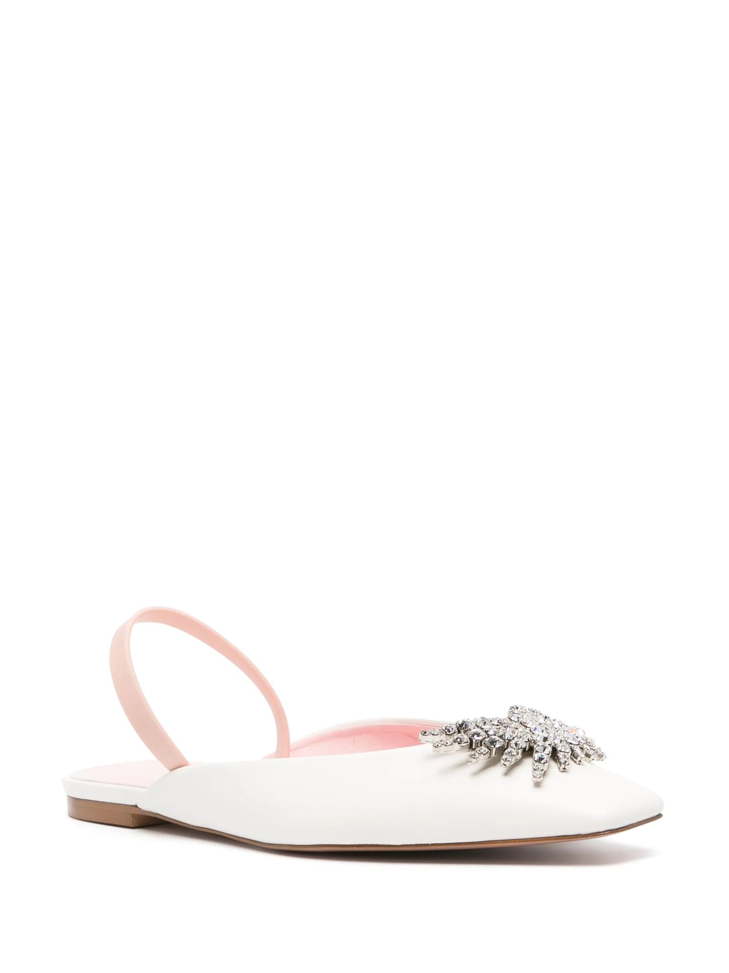 Drizella crystal-embellished ballerina shoes