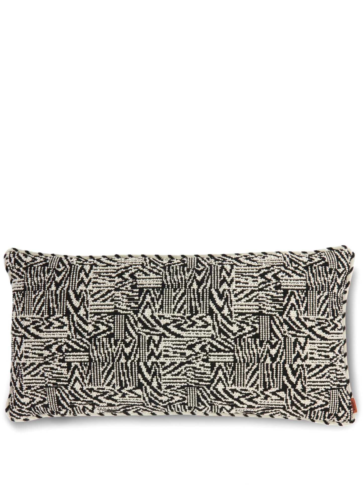 Noise bouclé rectangular cushion