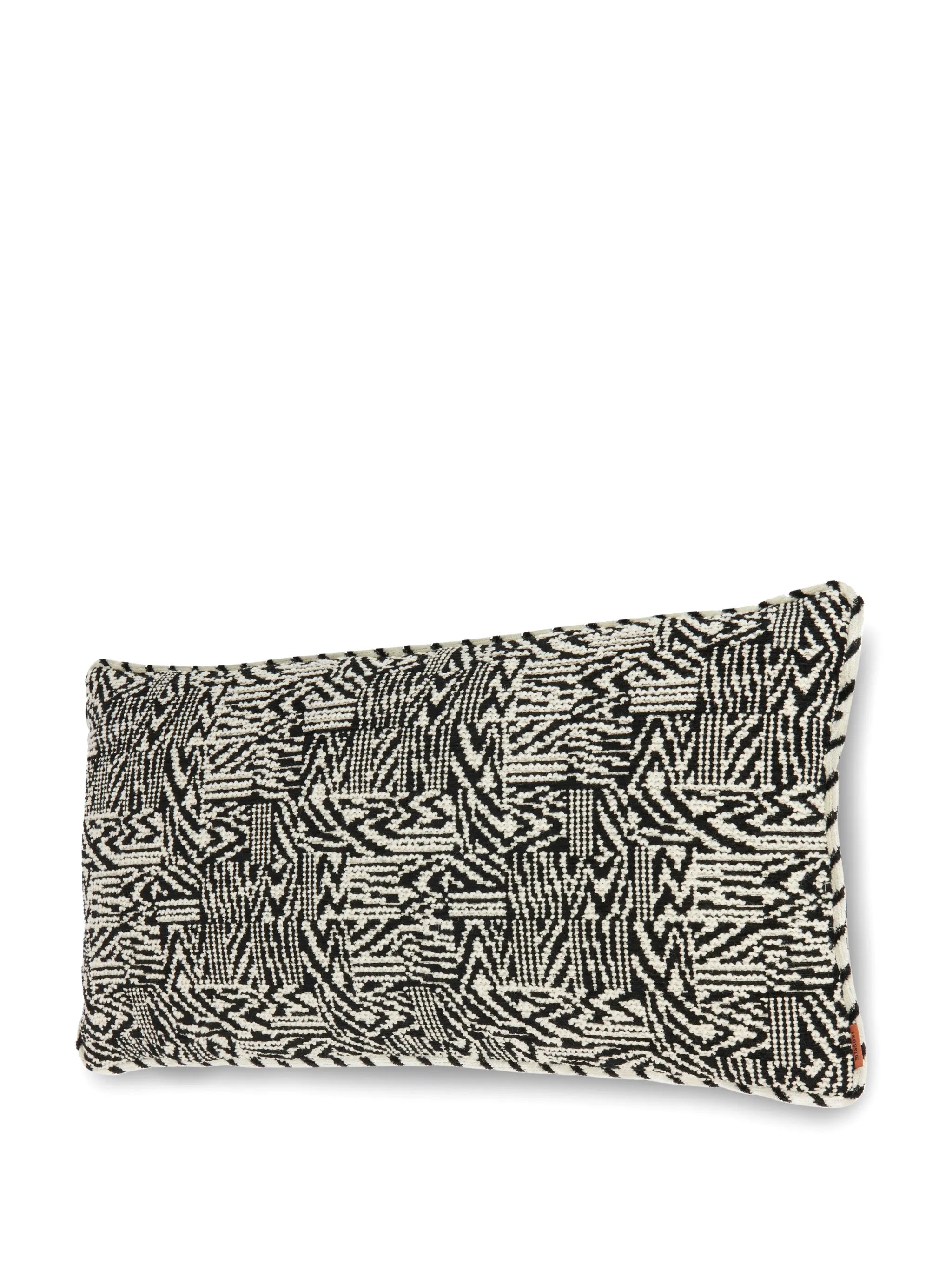 Noise bouclé rectangular cushion