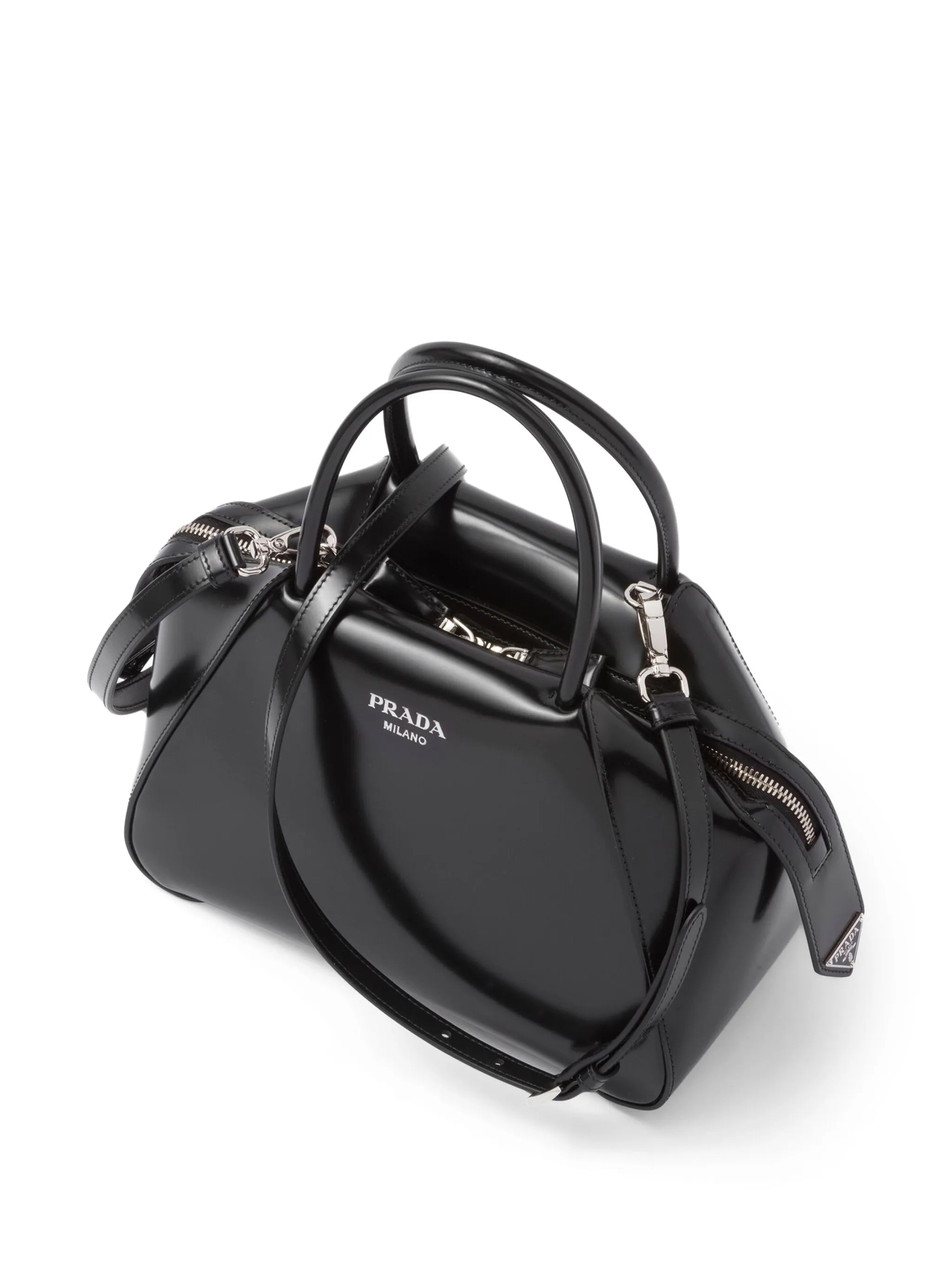Small brushed leather Prada Supernova handbag