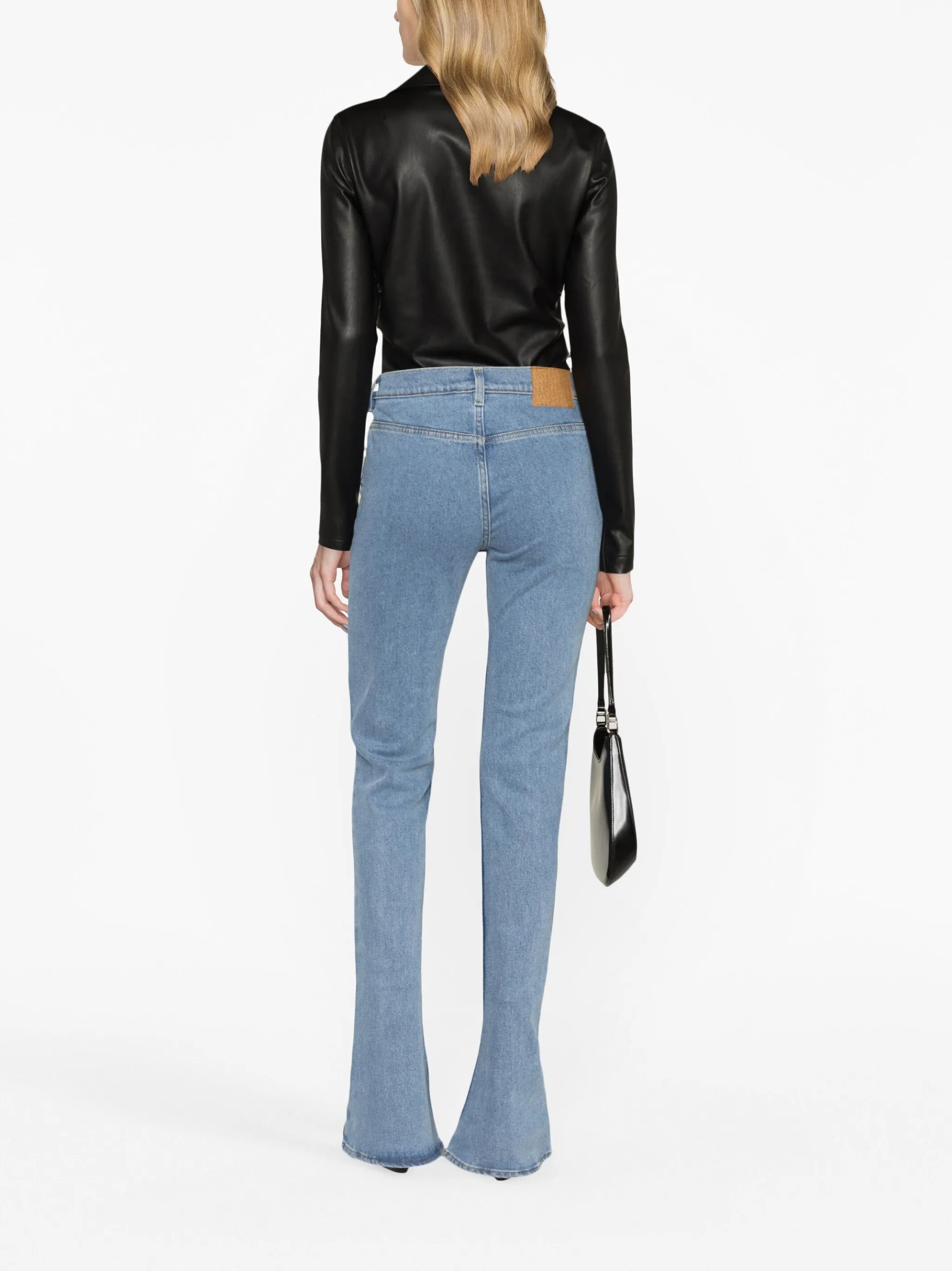 flared-leg jeans