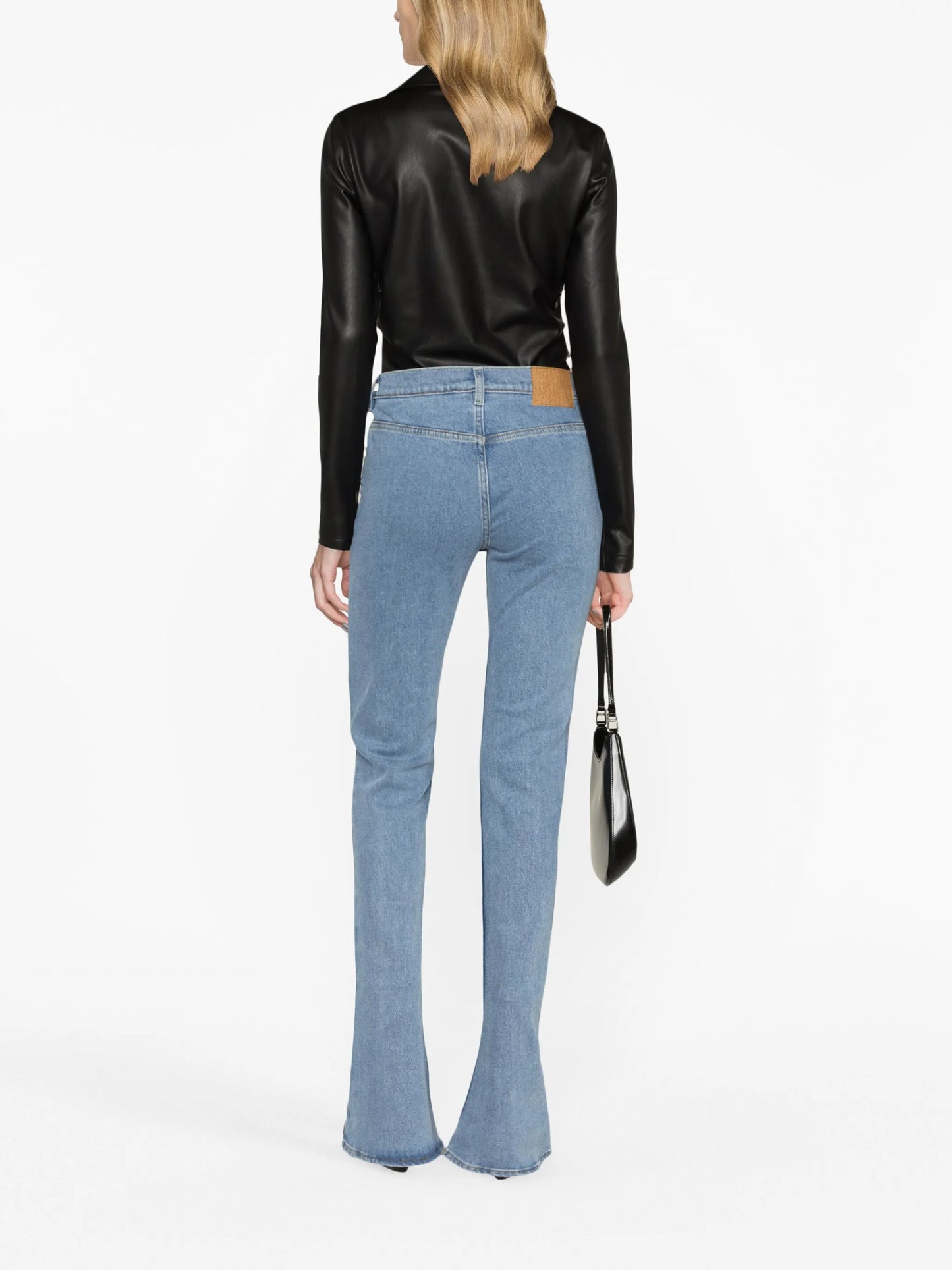 flared-leg jeans