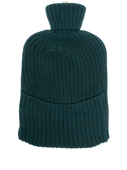 x Browns ribbed cashmere hot water bottle