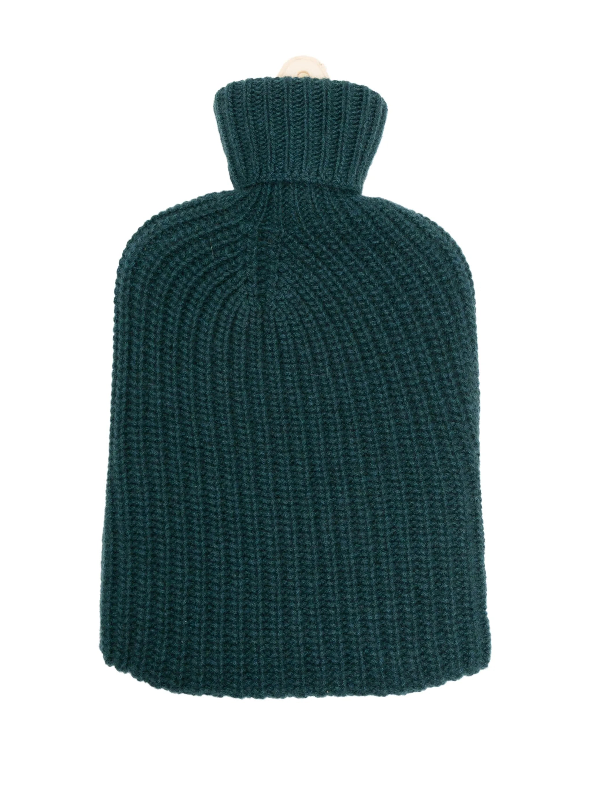 x Browns ribbed cashmere hot water bottle