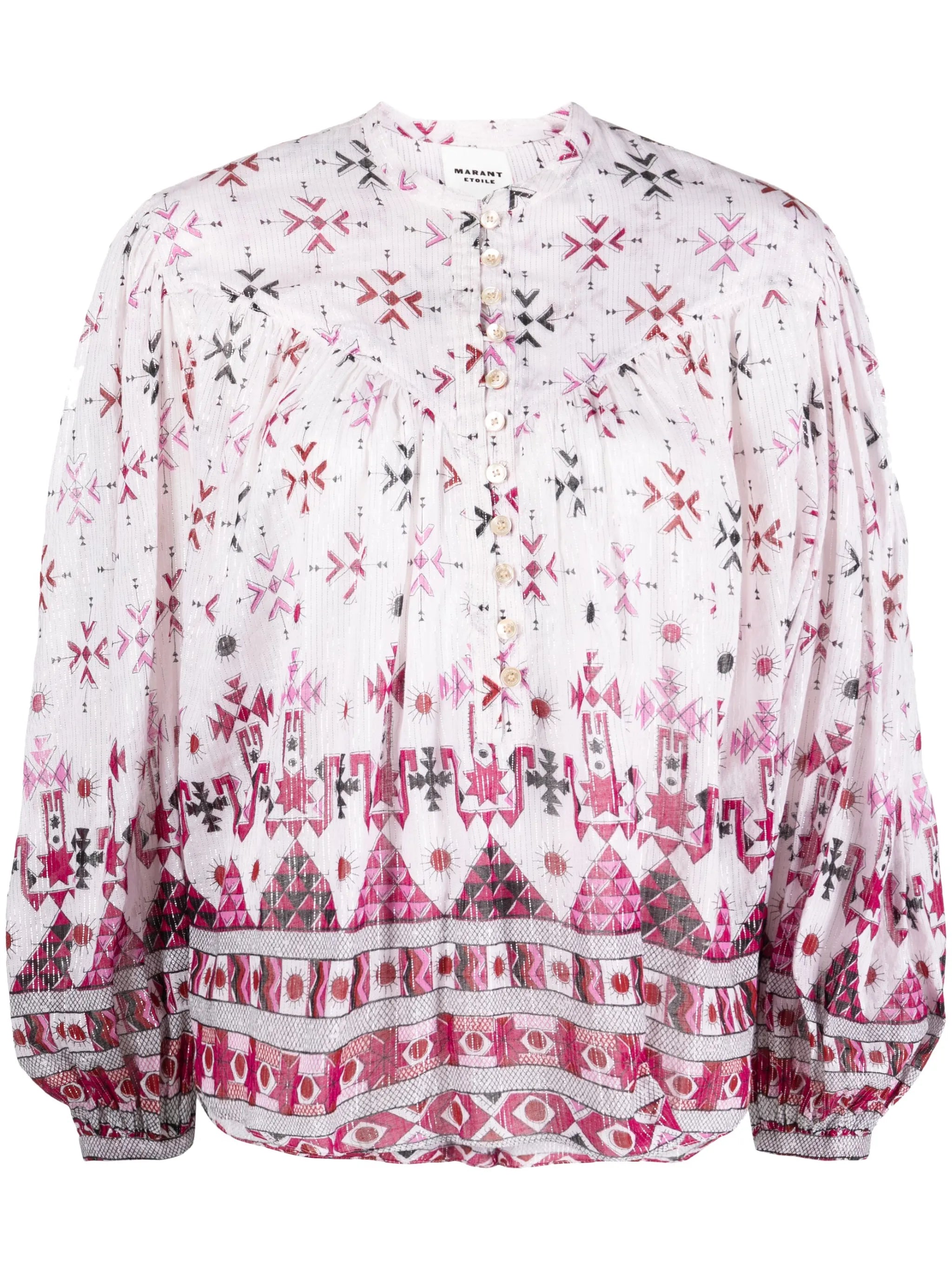 Salika cotton-blend blouse